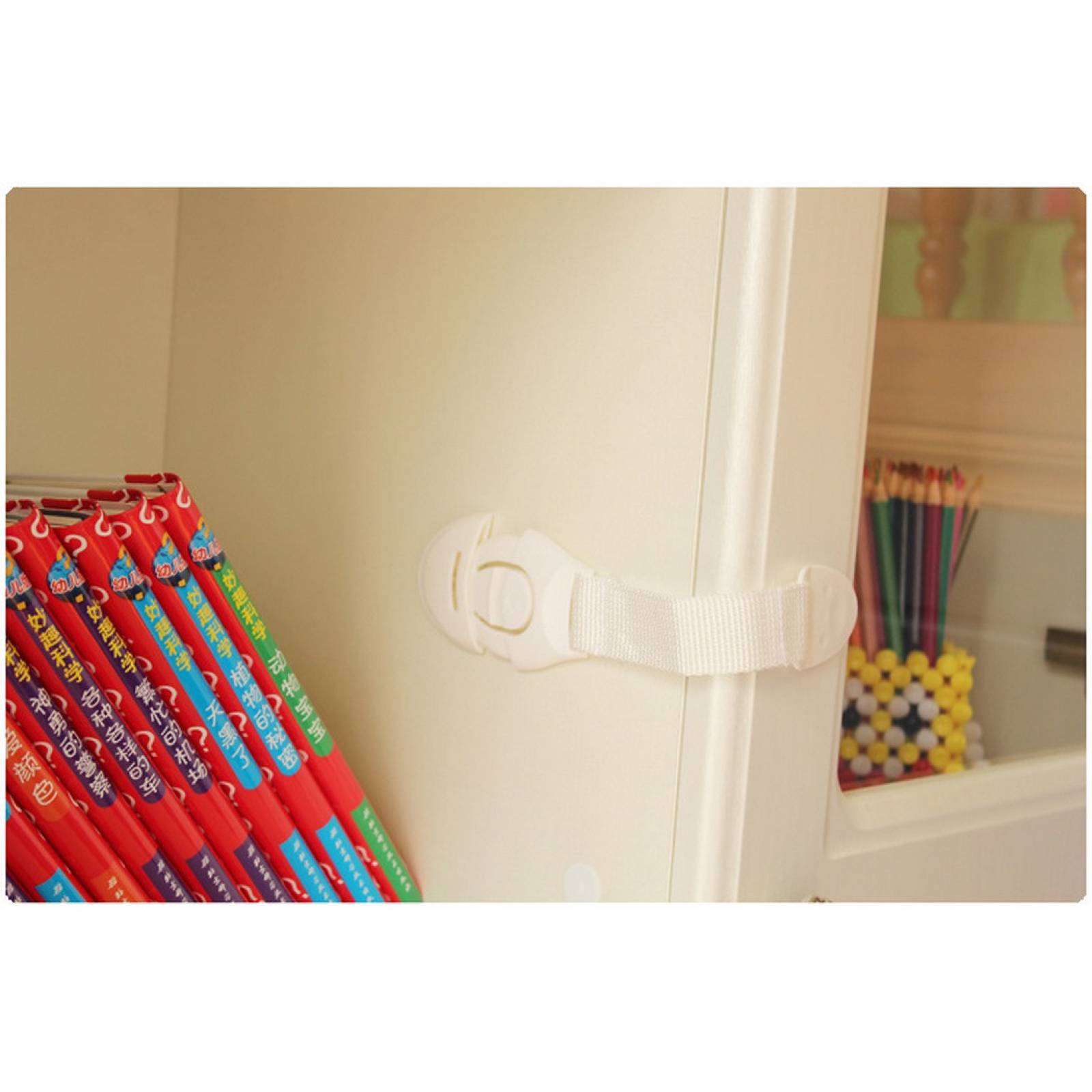 Set 10 Seguros Bebe Para Cajones Puertas Seguridad