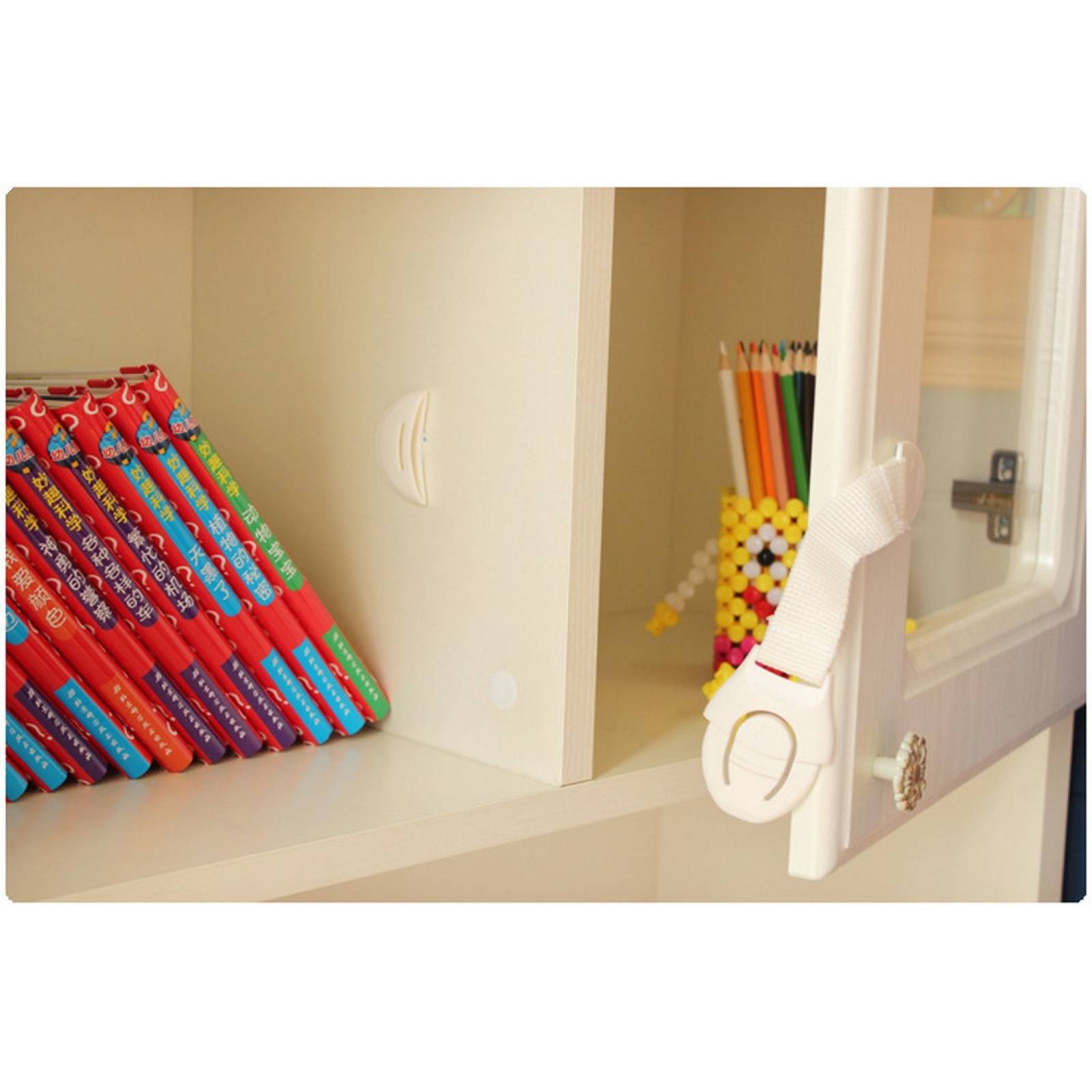 Set 10 Seguros Bebe Para Cajones Puertas Seguridad