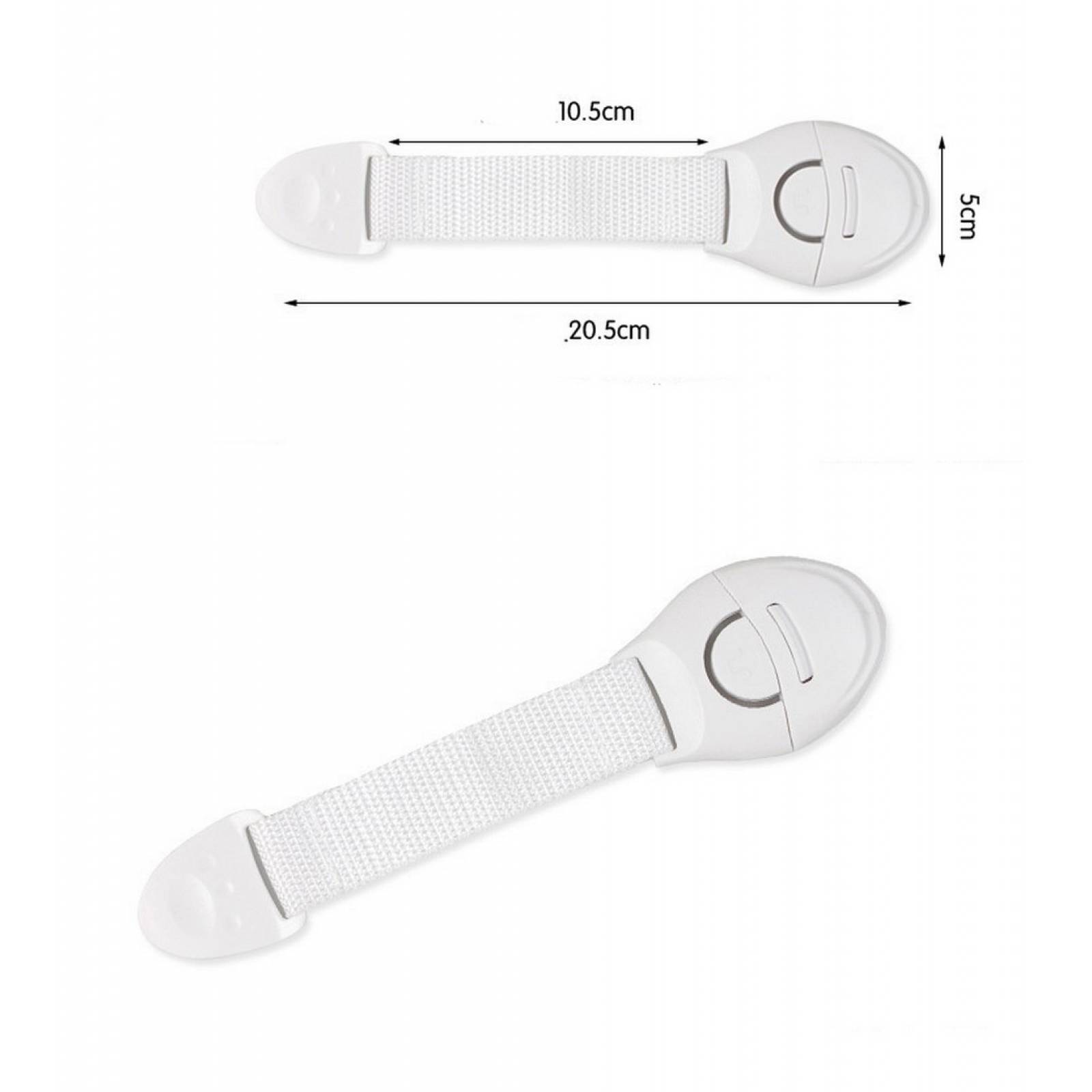 Set 10 Seguros Bebe Para Cajones Puertas Seguridad