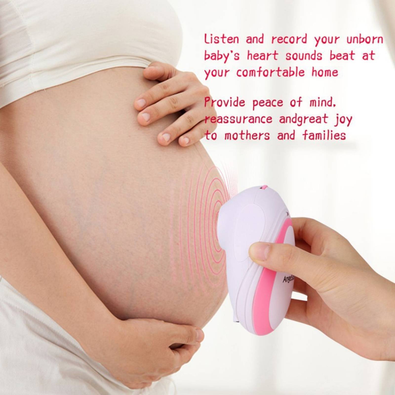 Monitor Latidos Bebe, Escucha, Graba Su Corazón
