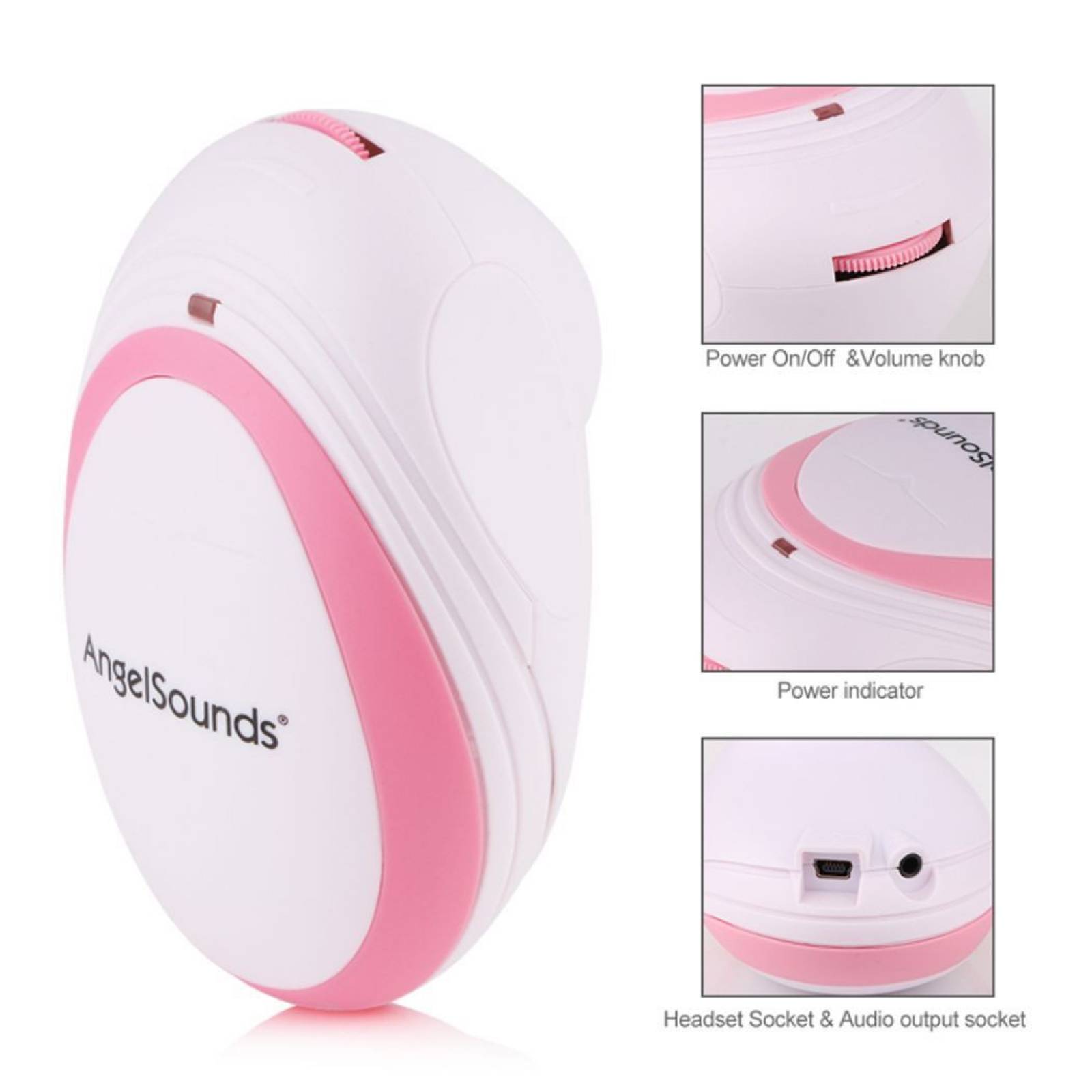 Monitor Latidos Bebe, Escucha, Graba Su Corazón