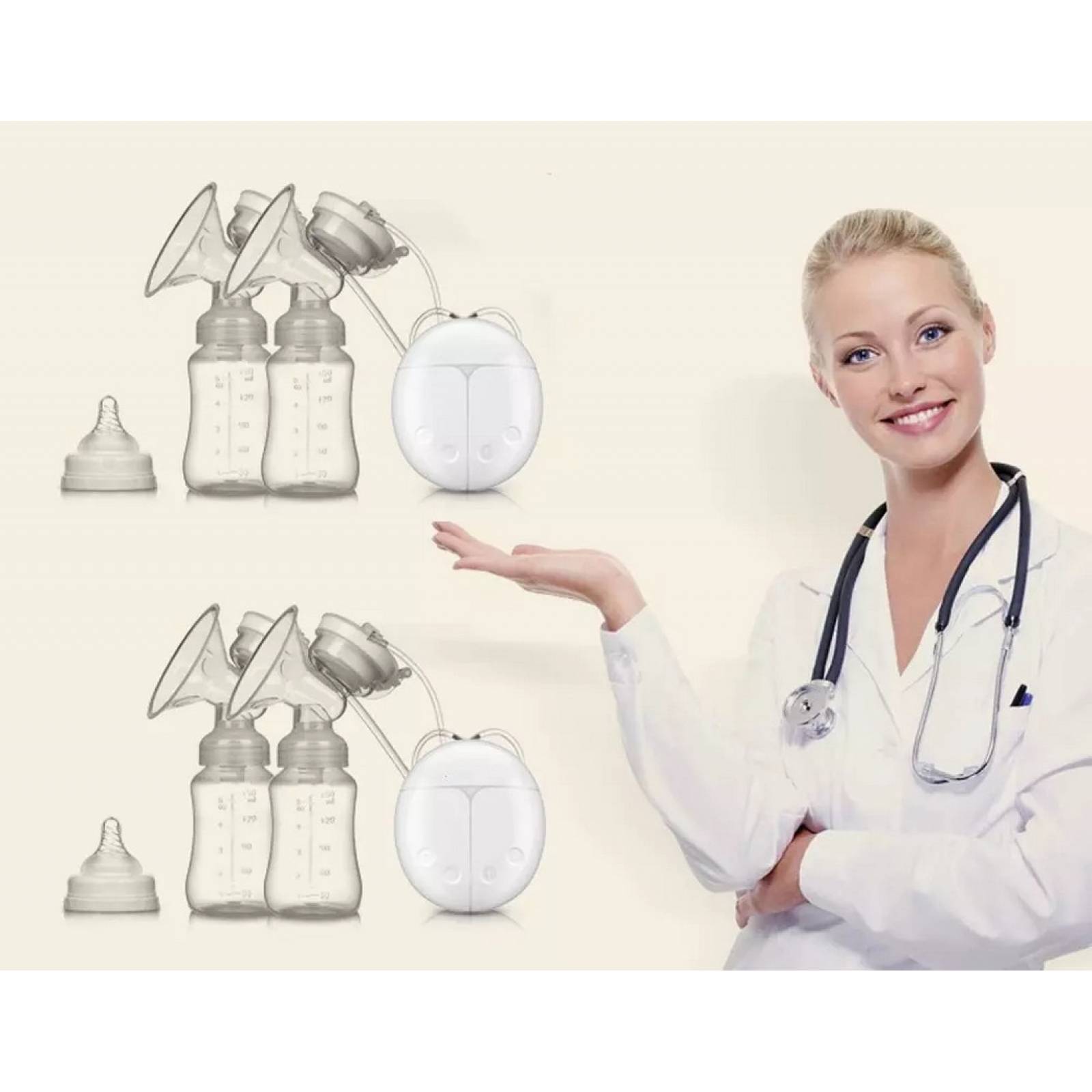 Extractor Leche Electrico Doble Saca Leche Lactancia Materna