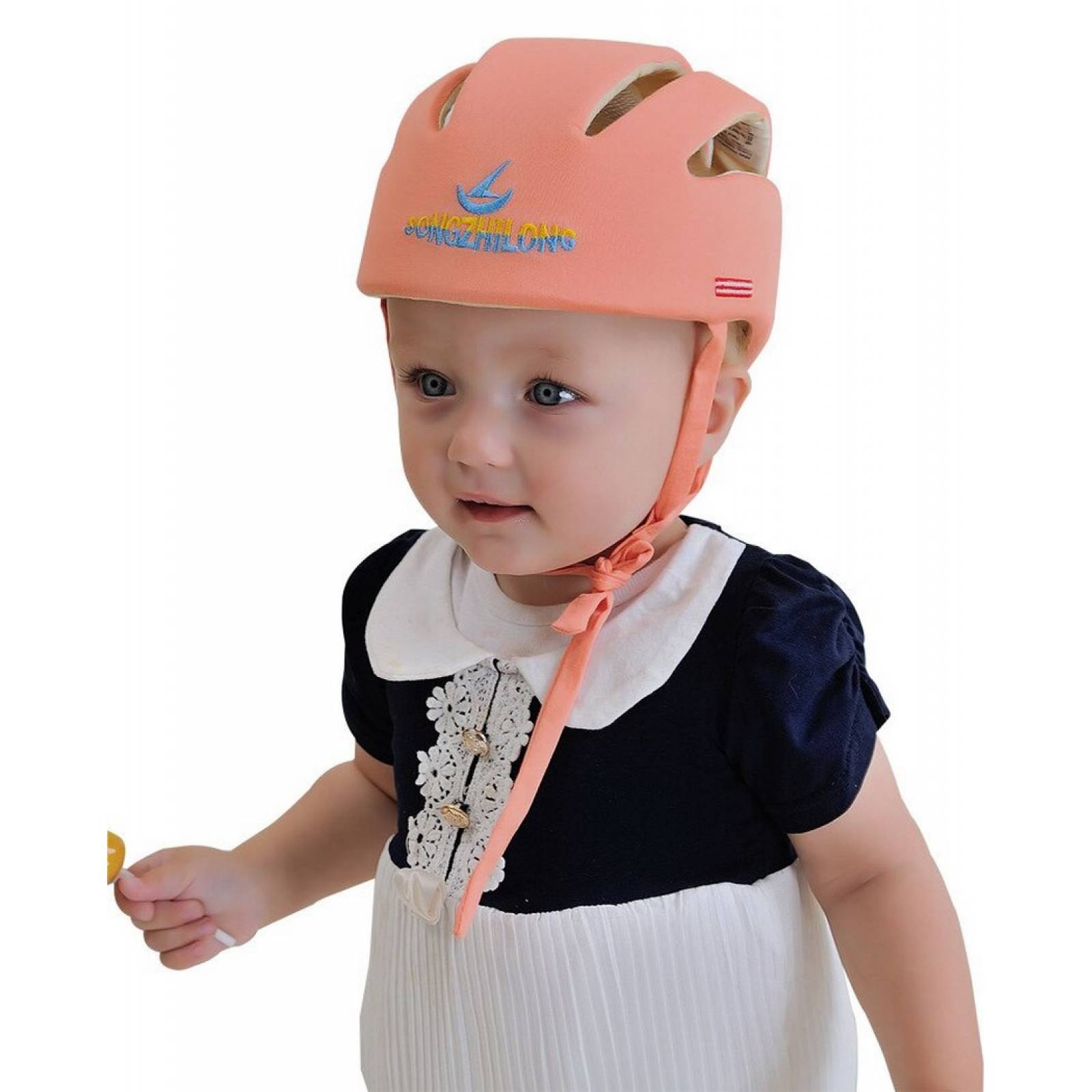 Casco Seguridad Infantil Bebes Y Niños + Rodilleras Gateo.