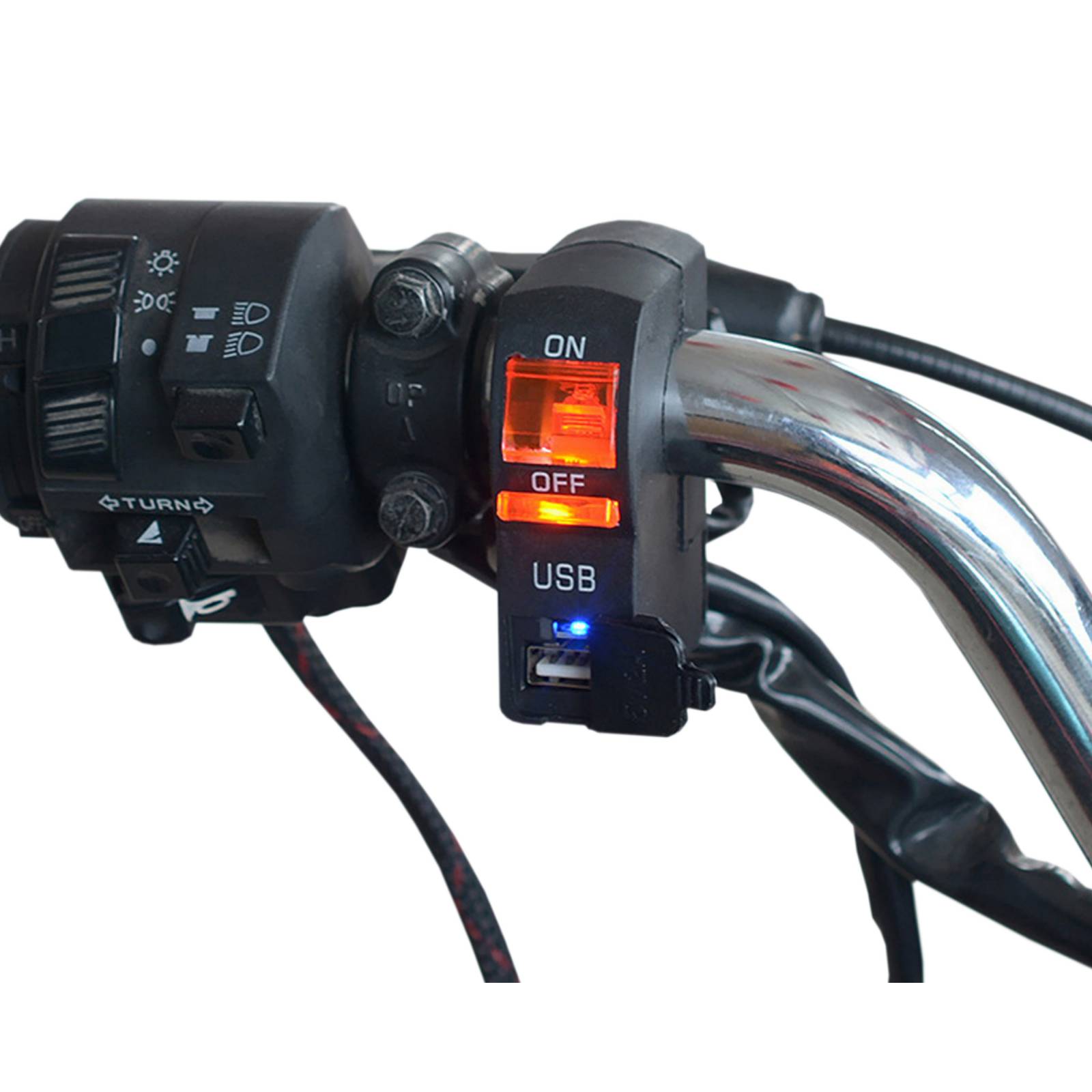 Switch Apagador De Motocicleta Auxiliares Luces Interruptor