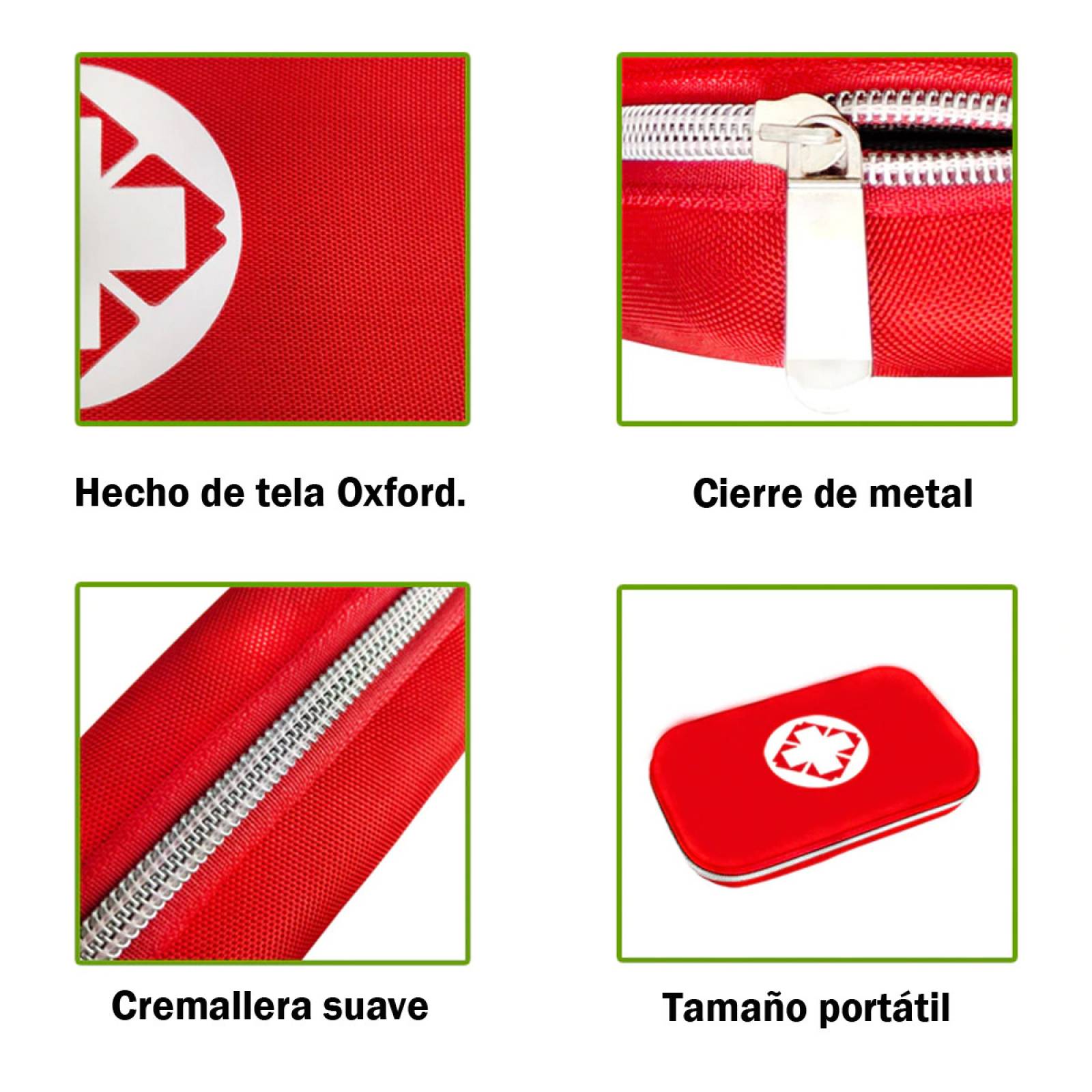 Estuche Botiquin Para Medicamentos de Primeros Auxilio Viaje