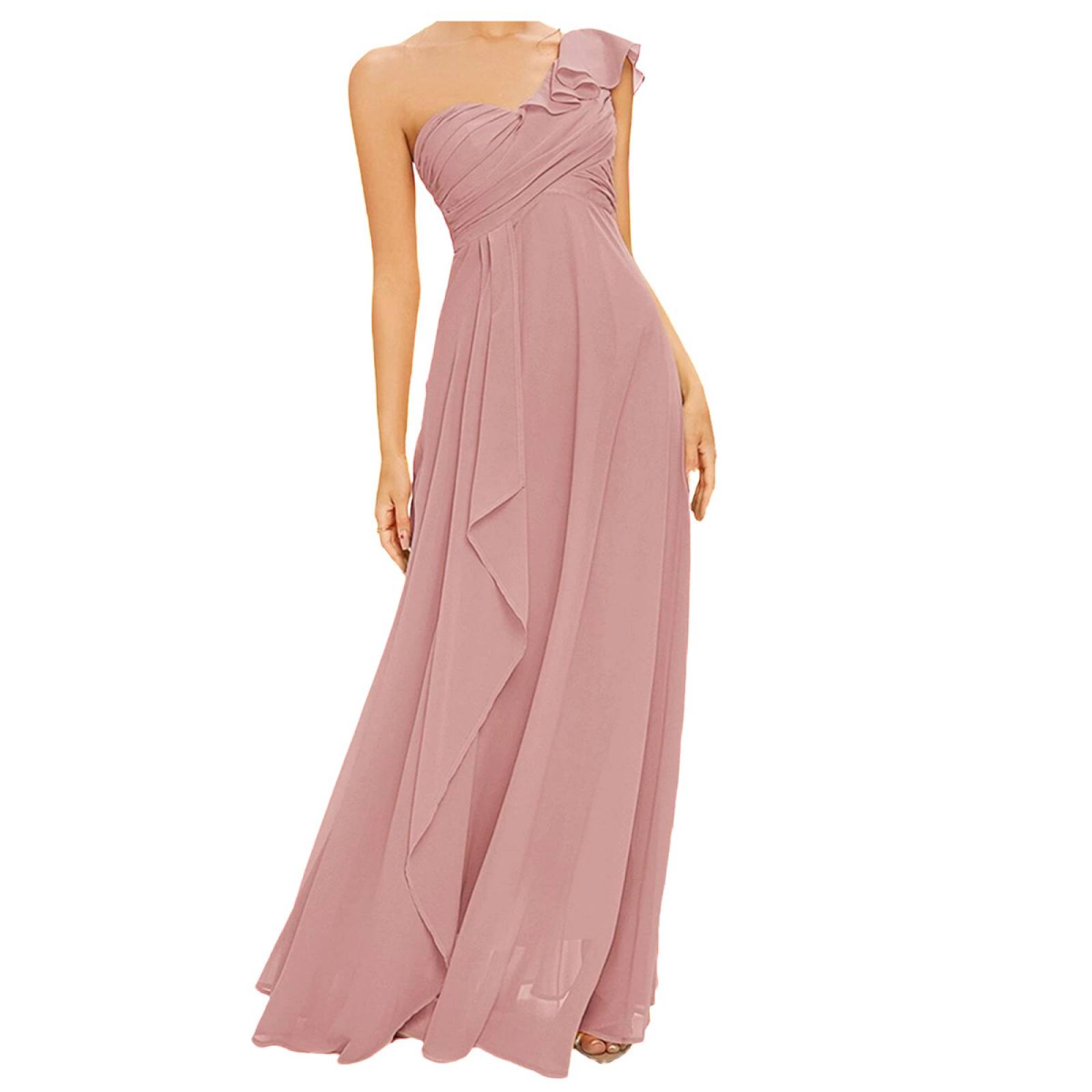 Vestido Largo de Fiesta Elegante Dama de Honor Mujer Sexi