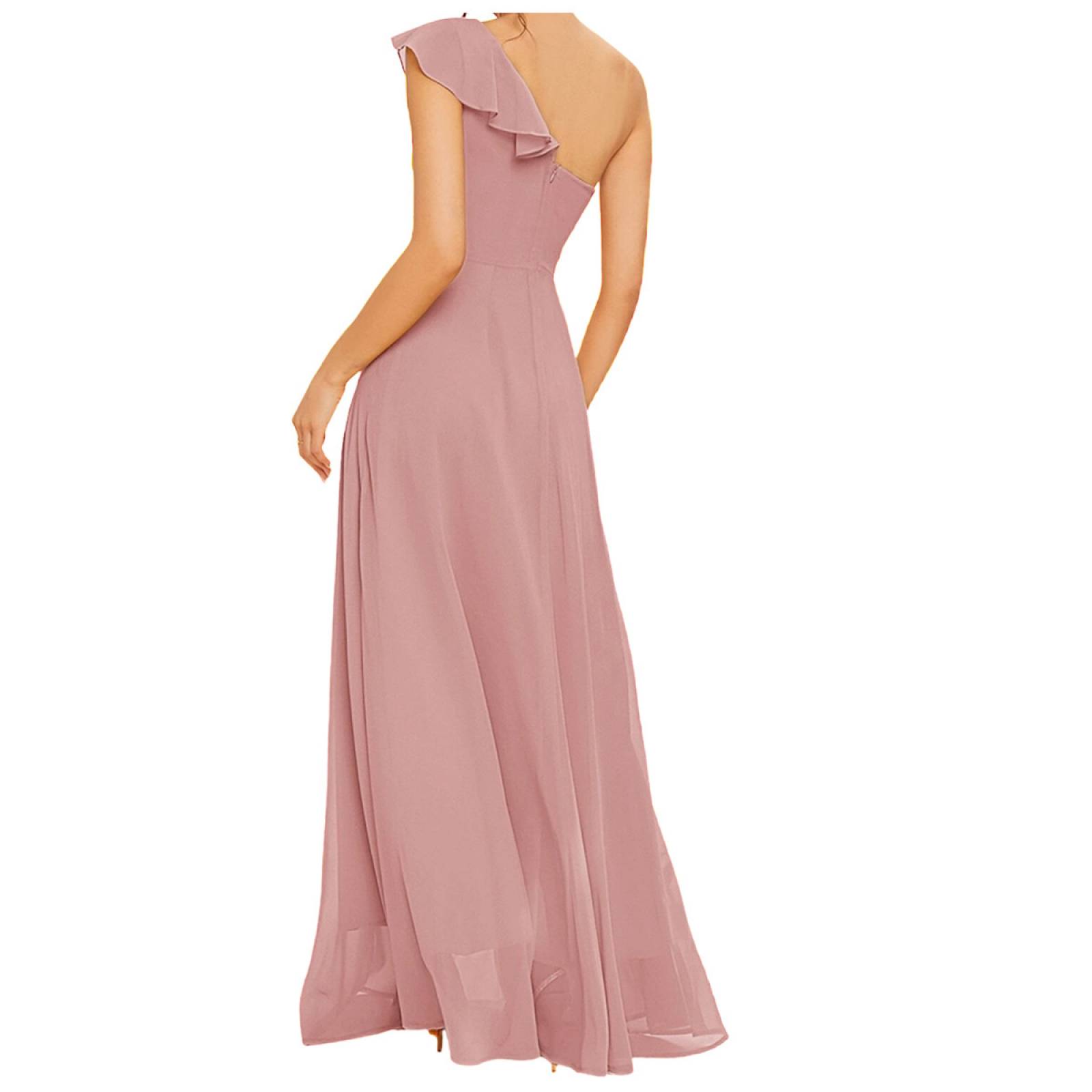 Vestido Largo de Fiesta Elegante Dama de Honor Mujer Sexi
