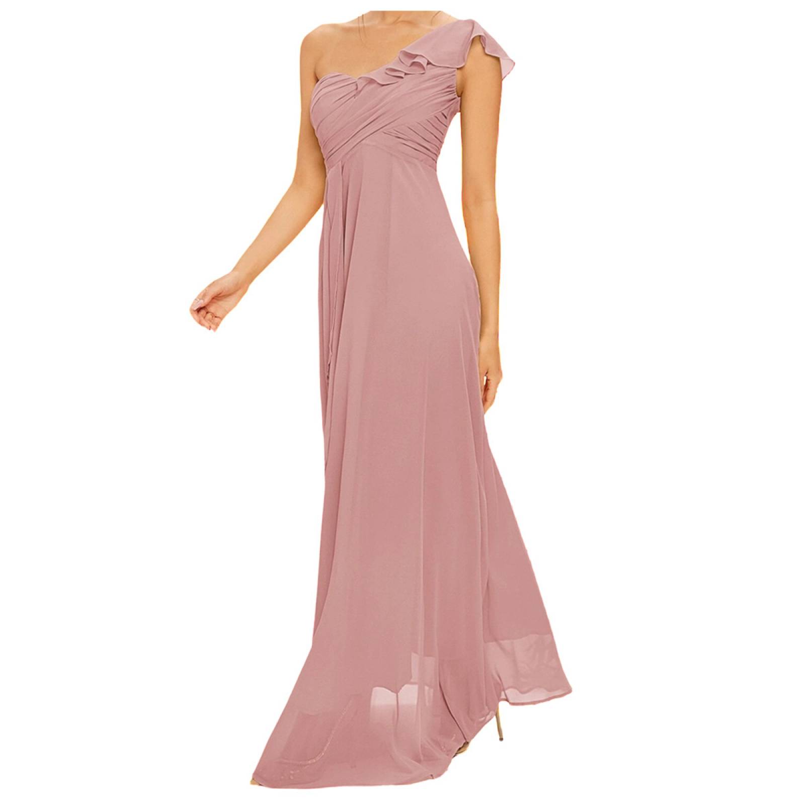 Vestido Largo de Fiesta Elegante Dama de Honor Mujer Sexi