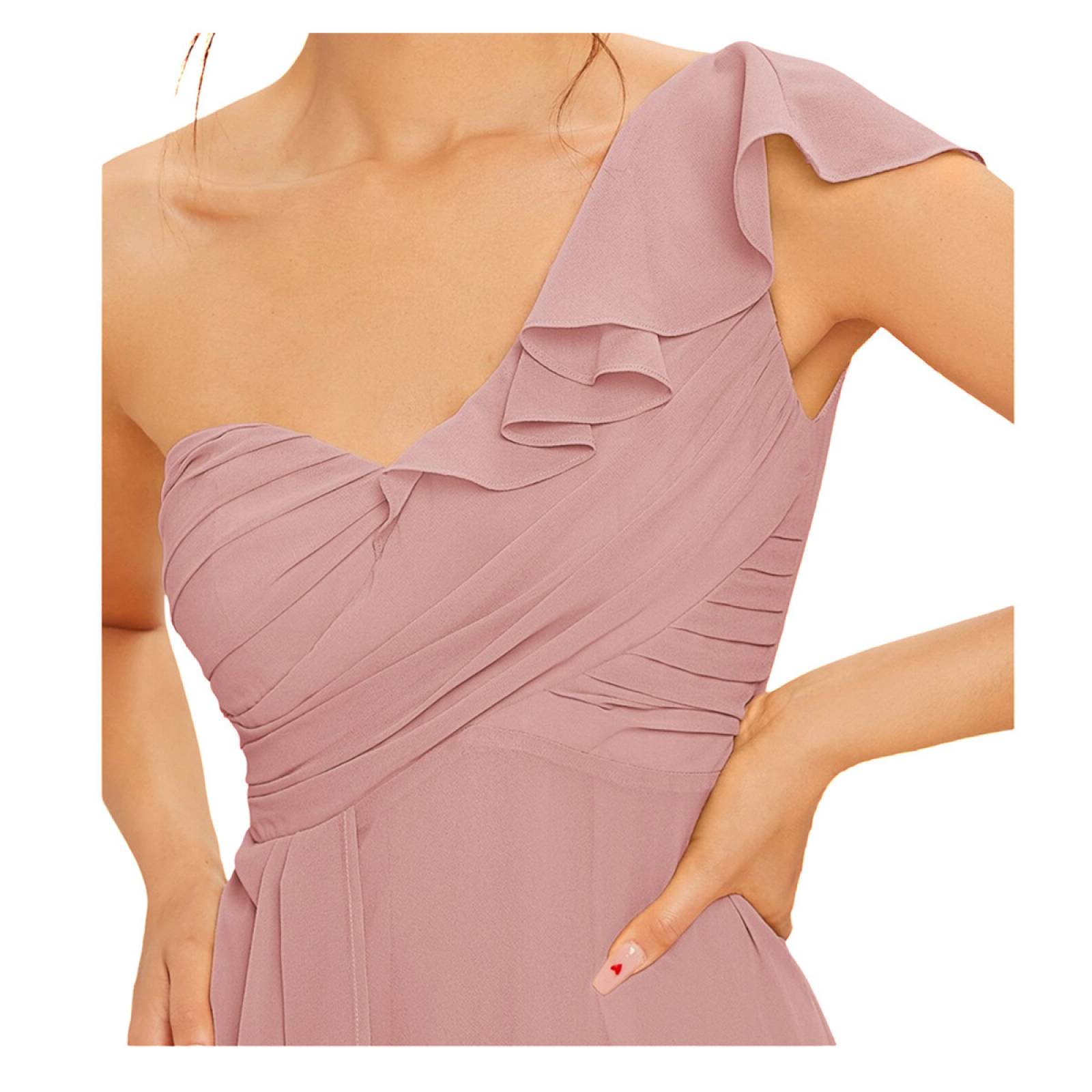 Vestido Largo de Fiesta Elegante Dama de Honor Mujer Sexi