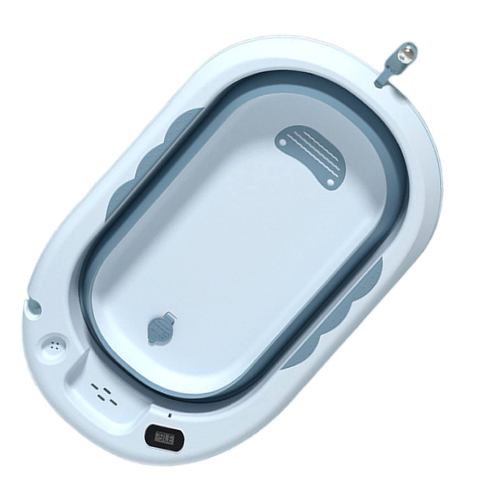 Bañera Tina De Baño Para Bebe Plegable Portátil Con Cojín