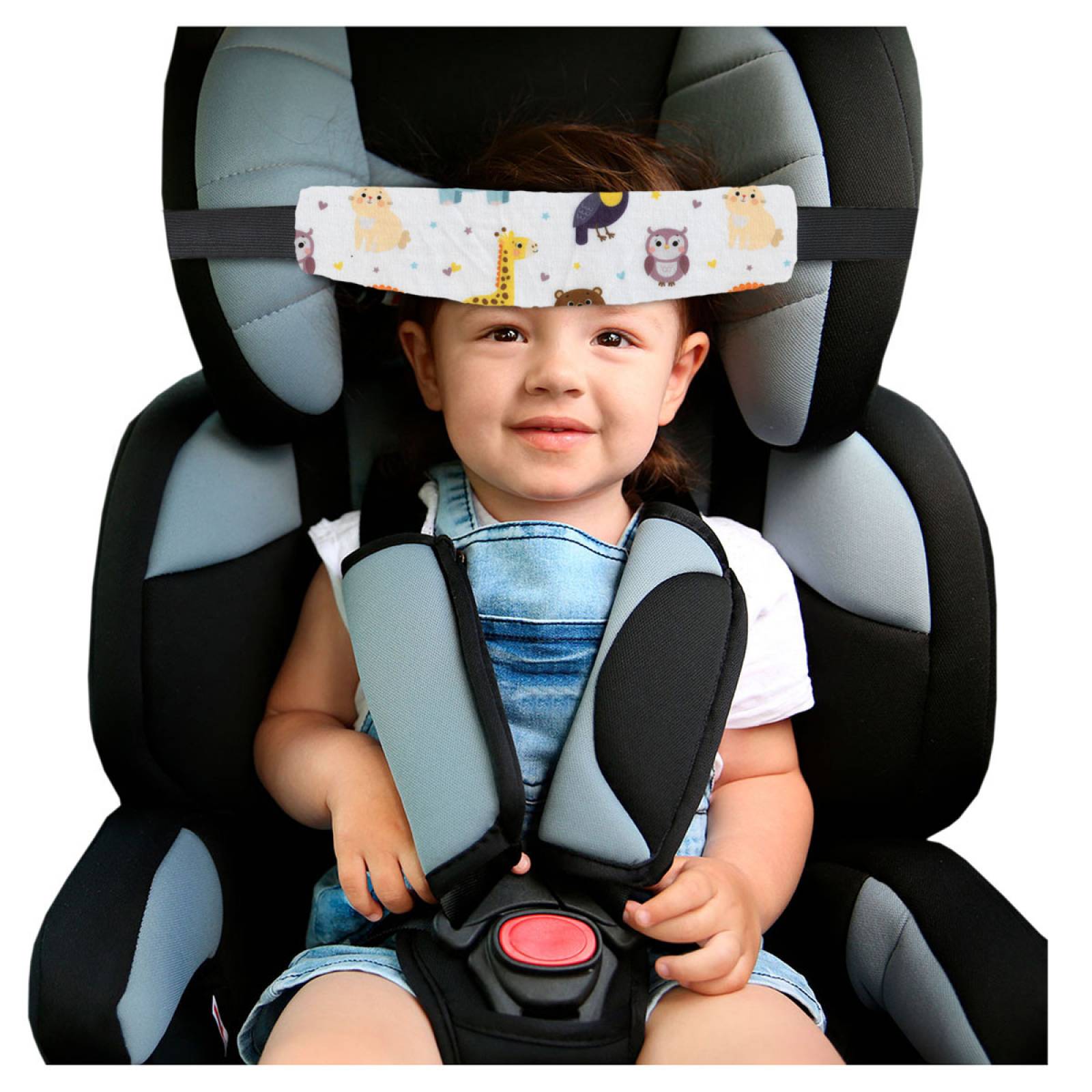 2 Bandas Soporte Para Cabeza Asiento De Seguridad Para Niños