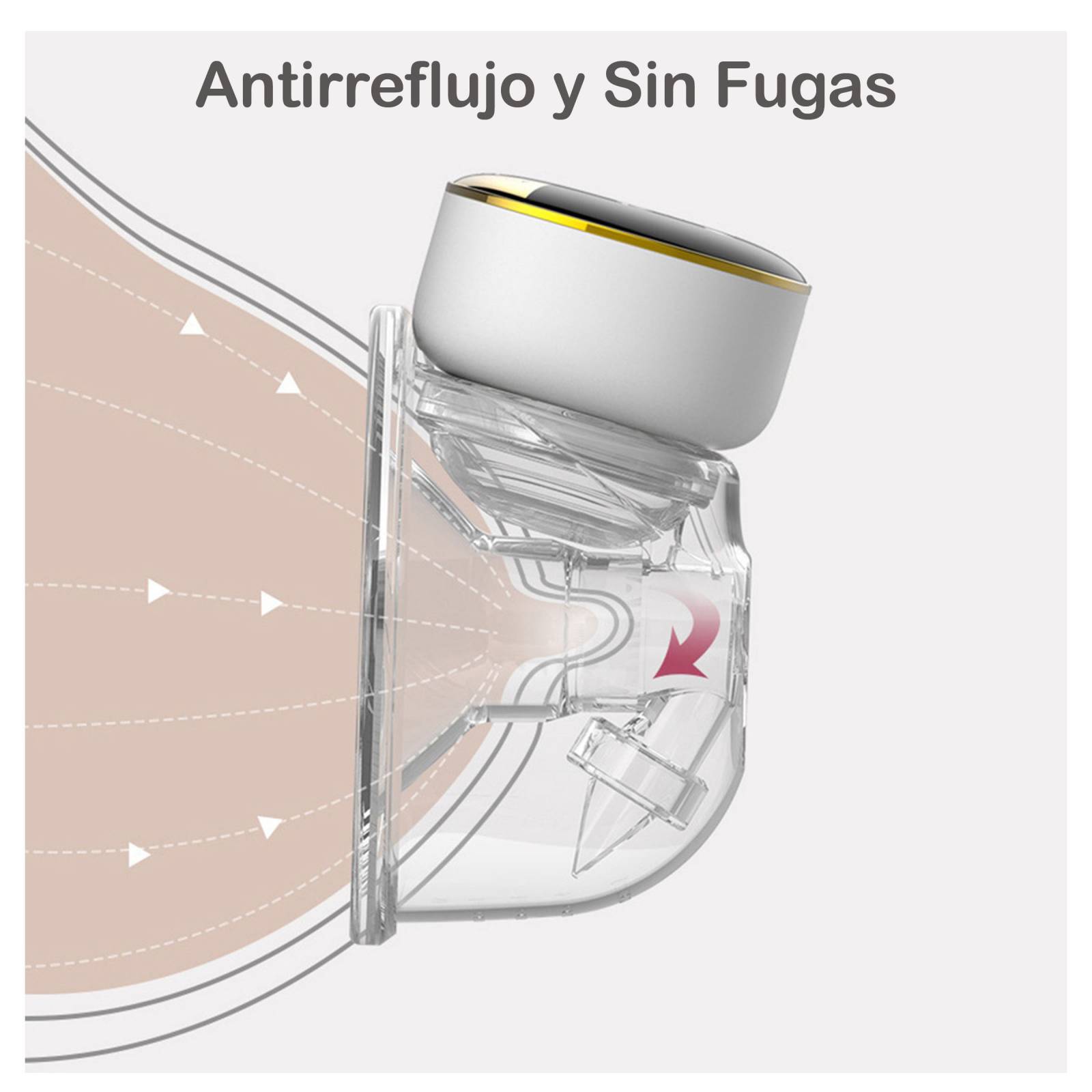 Extractor Leche Eléctrico Portátil Manos Libres Inalambrico