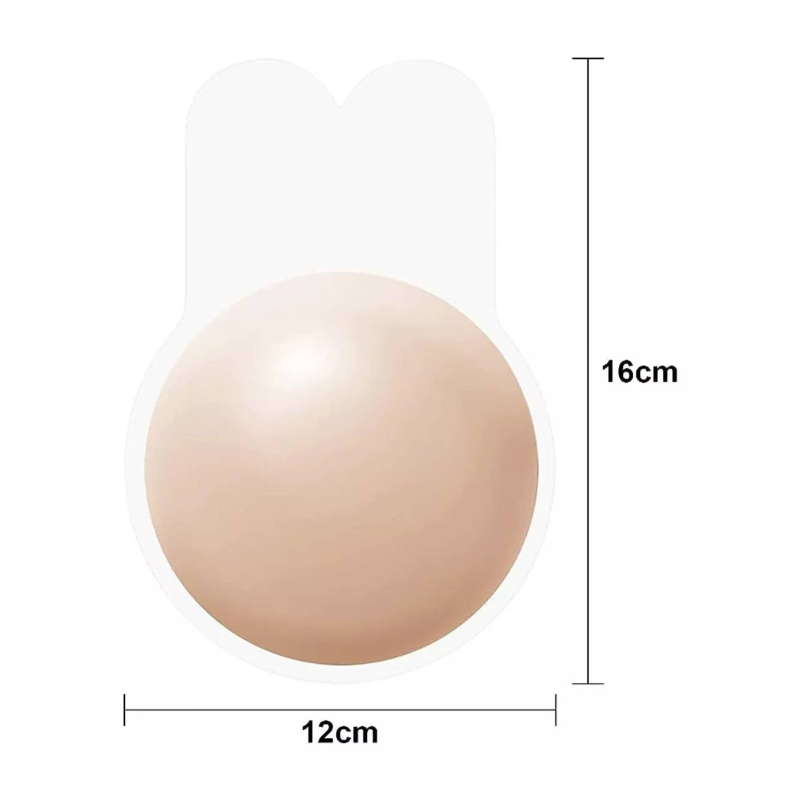Boob Tape Cubre Pezón Pezonera Silicon Levanta Busto 1 Par