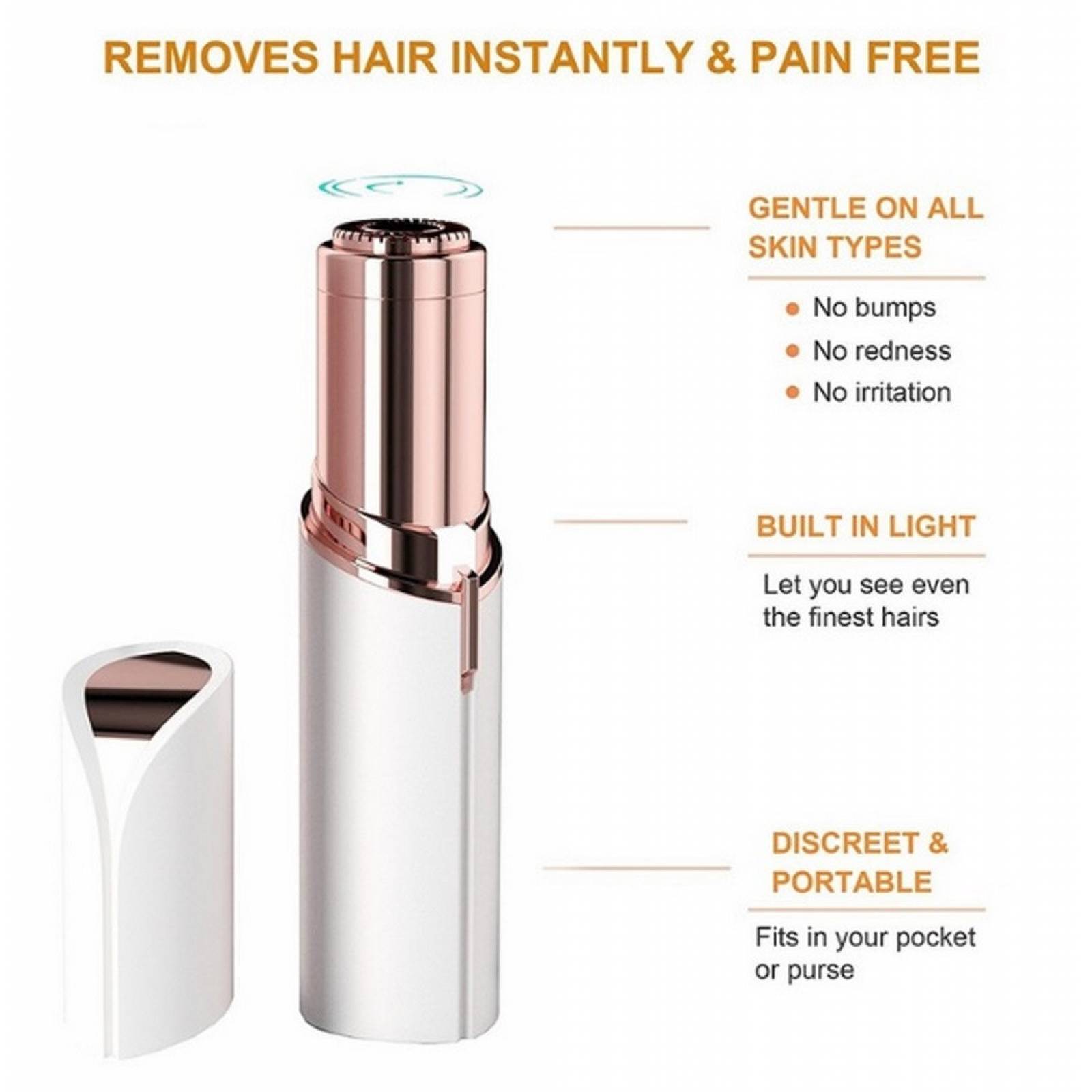 Flawless Máquina Portátil Removedora De Vello Facial - Bile