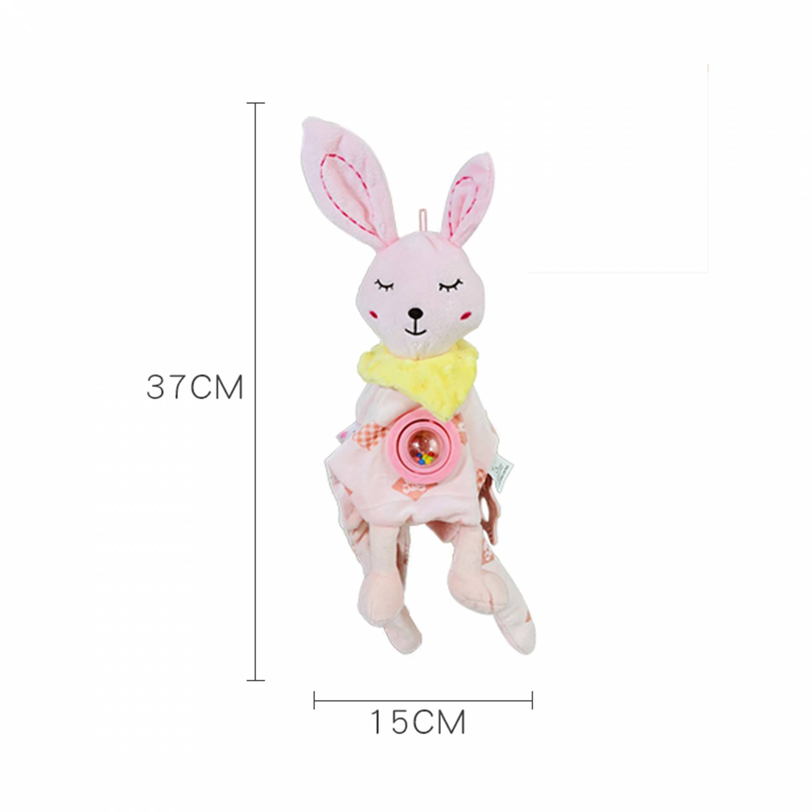 Manta De Apego Bebe Peluche Extra Suave Texturas Sensorial