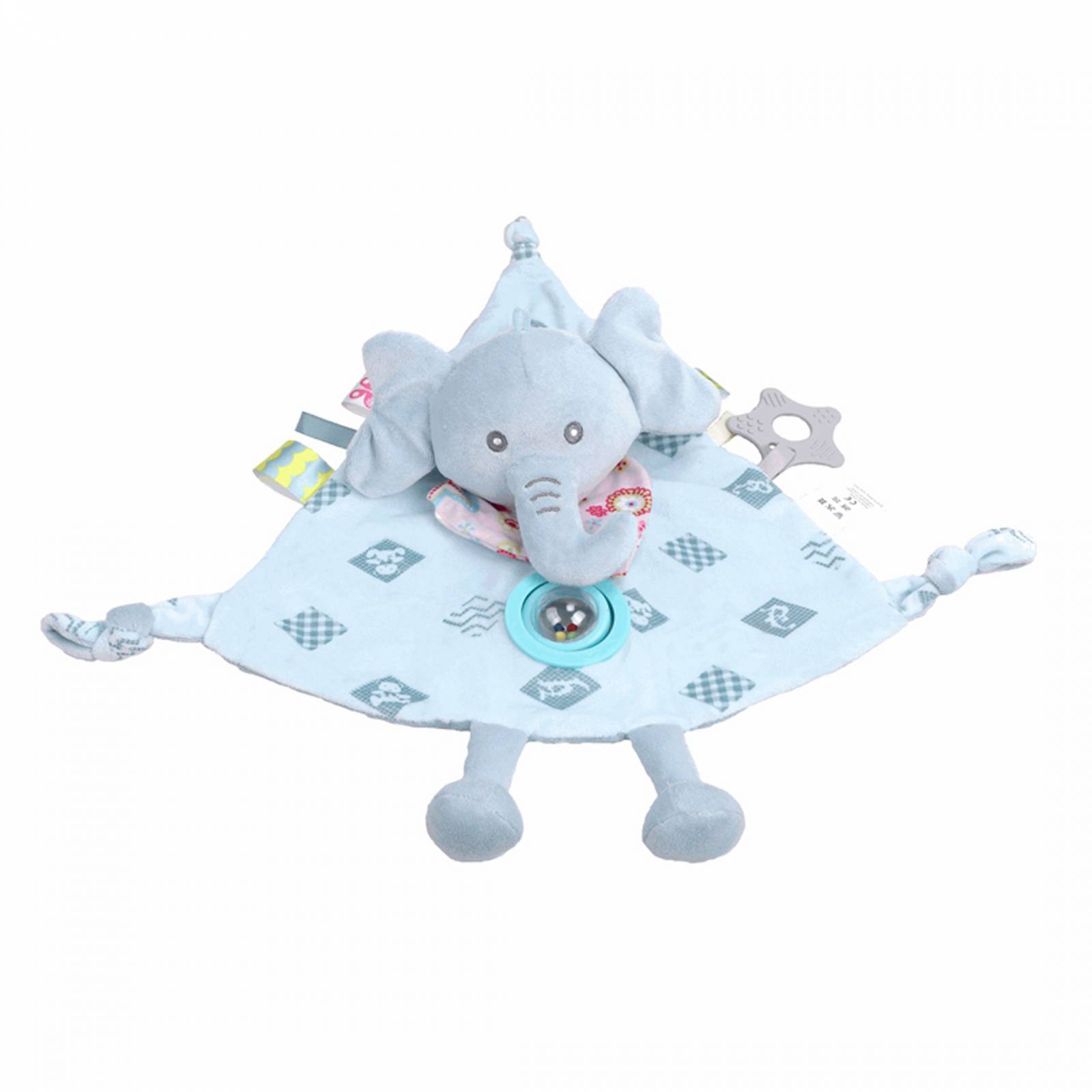 Manta De Apego Bebe Peluche Extra Suave Texturas Sensorial