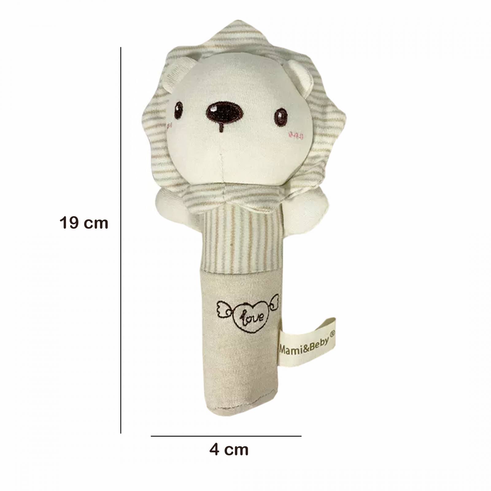 Set De 2 Sonajas Para Bebe Juguete Peluche Felpa Extra Suave