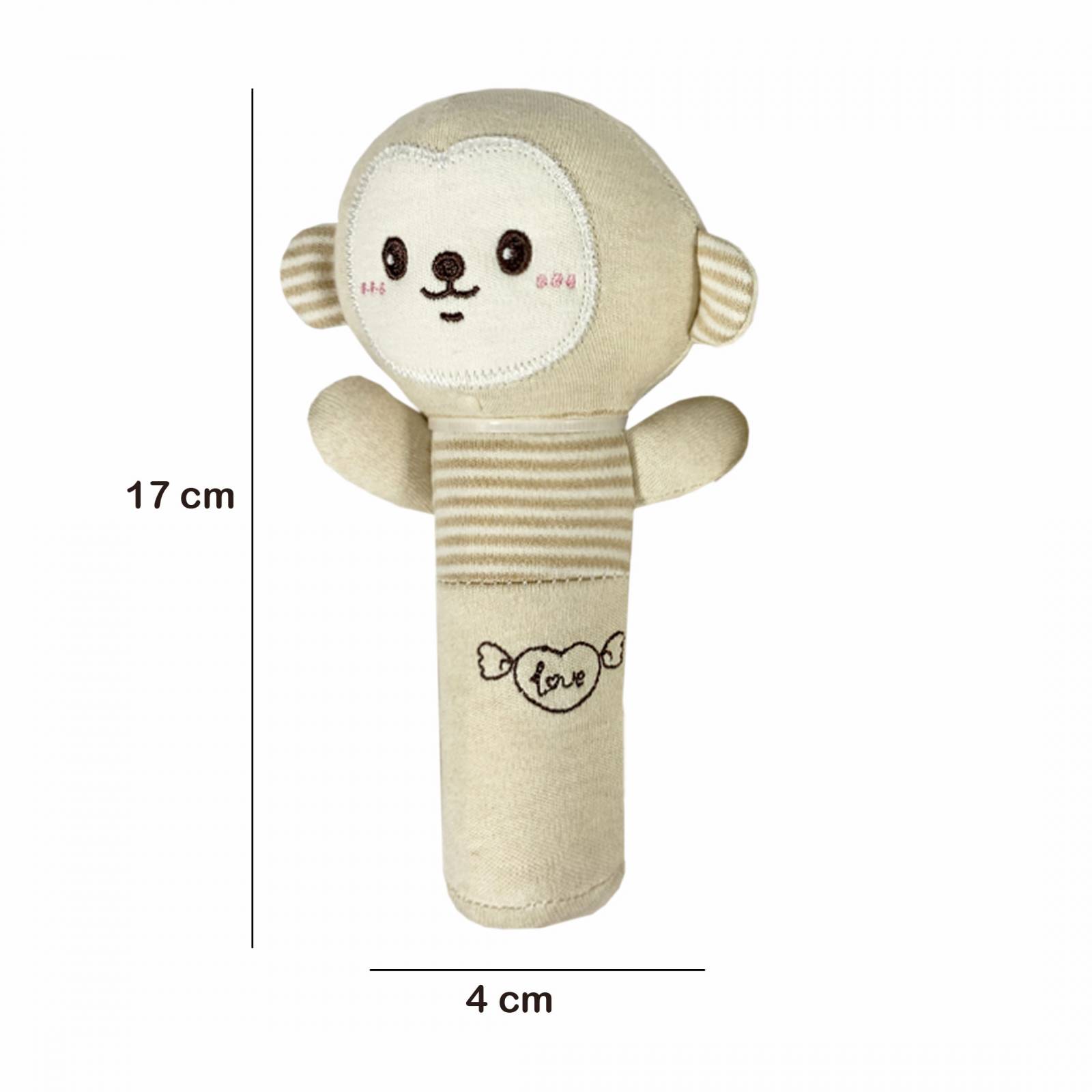 Set De 2 Sonajas Para Bebe Juguete Peluche Felpa Extra Suave