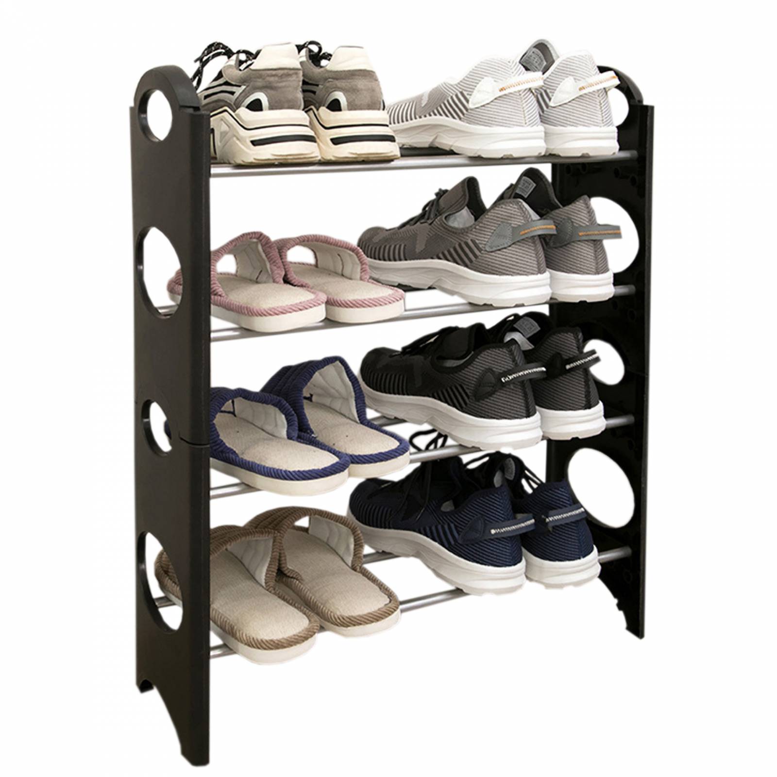 Organizador Zapatos Rack Zapatera 4 Niveles Repisas Alacena