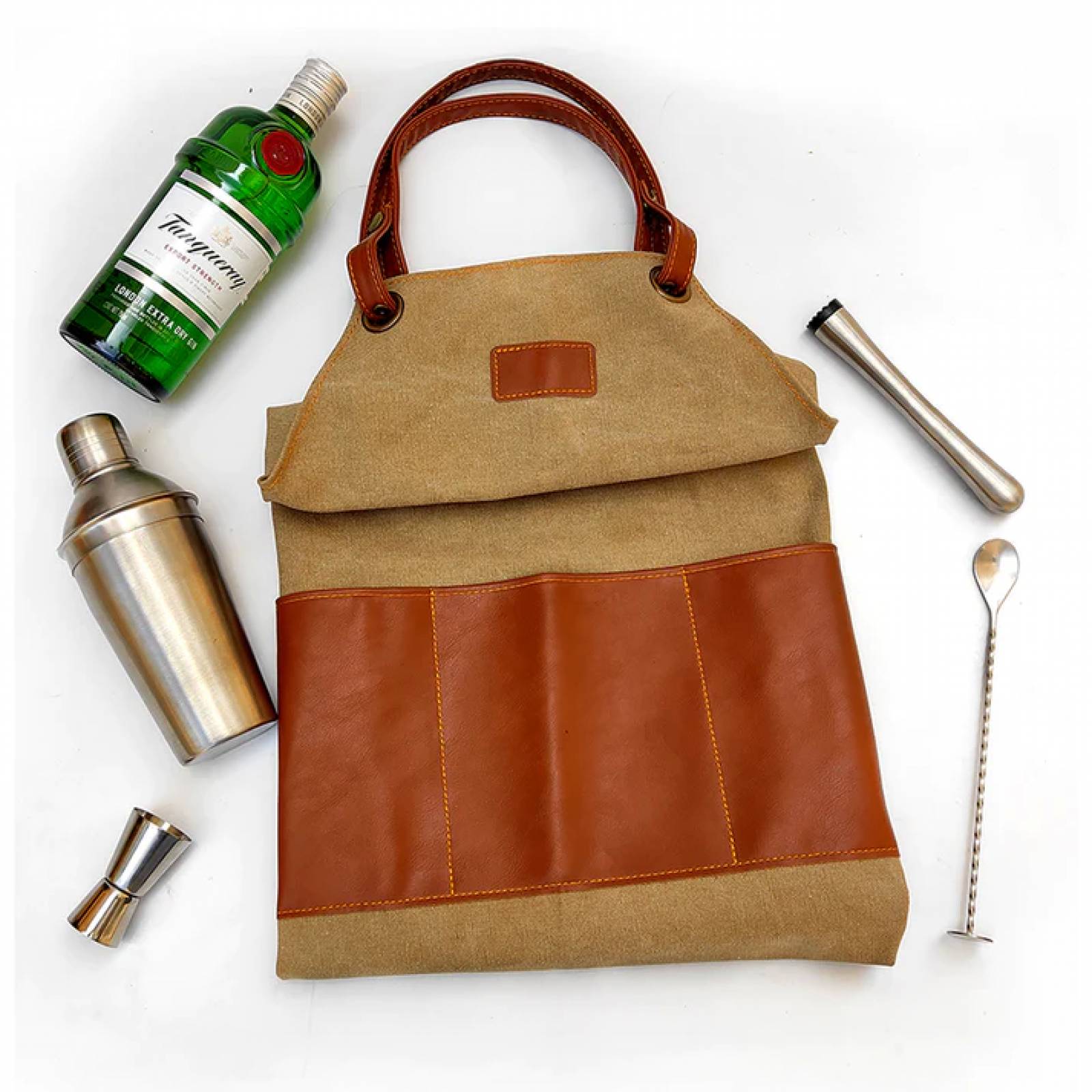 Kit Mandil De Coctelería Y Ginebra Tanqueray