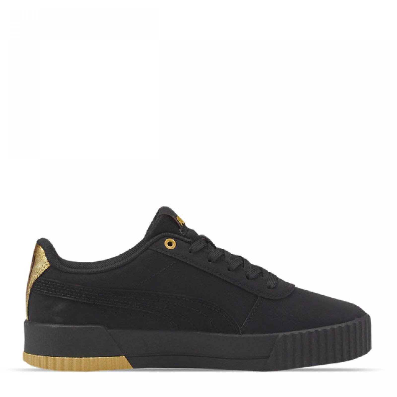 Tenis Casual Puma Carina Raw Metallics 383905 02 Color Negro