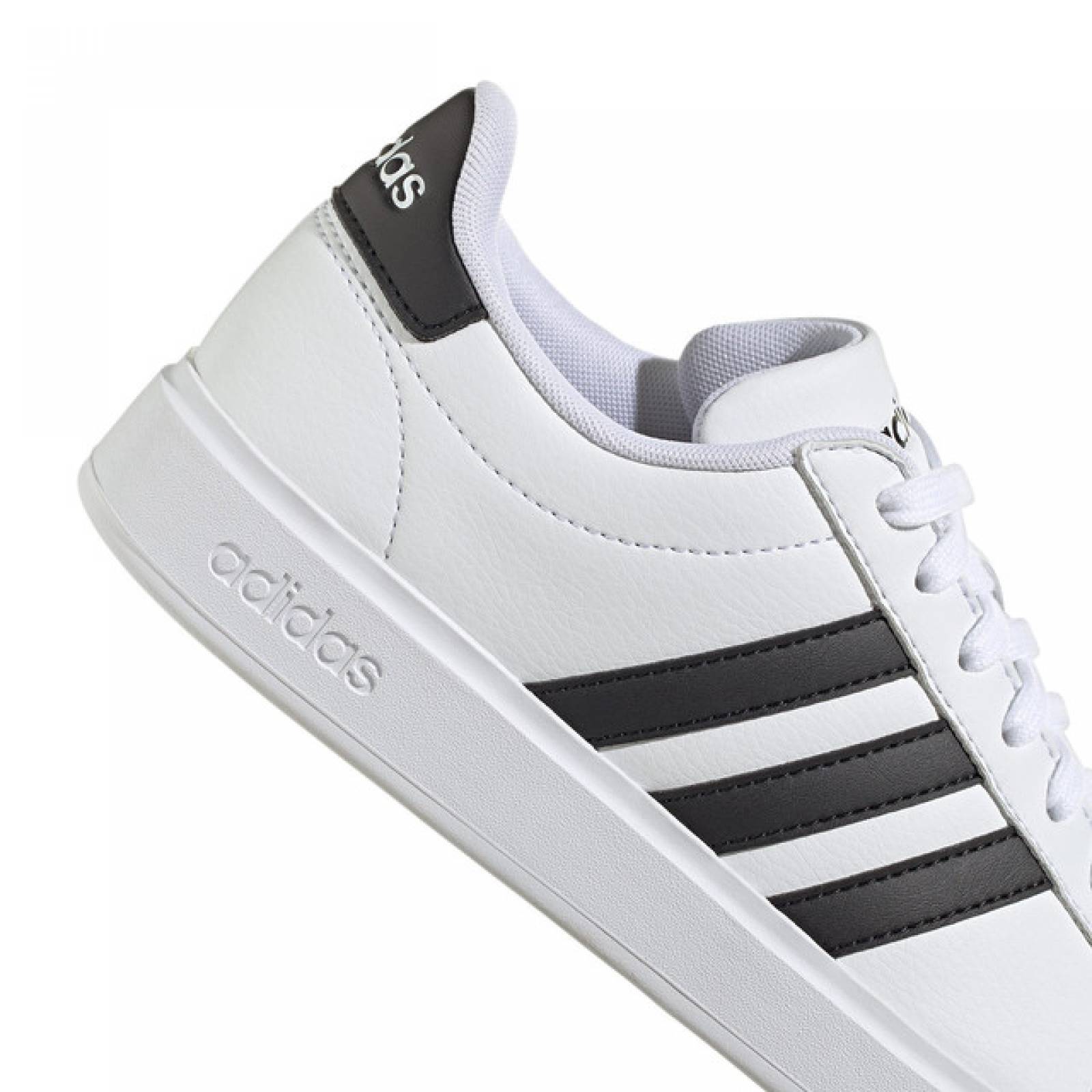 Tenis Casual Adidas Grand Court 2.0 GW9214 Blanco/Negro Original!