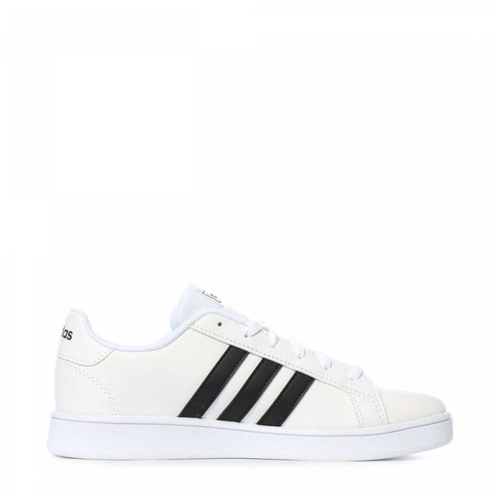 Tenis Casual Adidas Grand Court EF0103 Color Blanco/Negro Original!