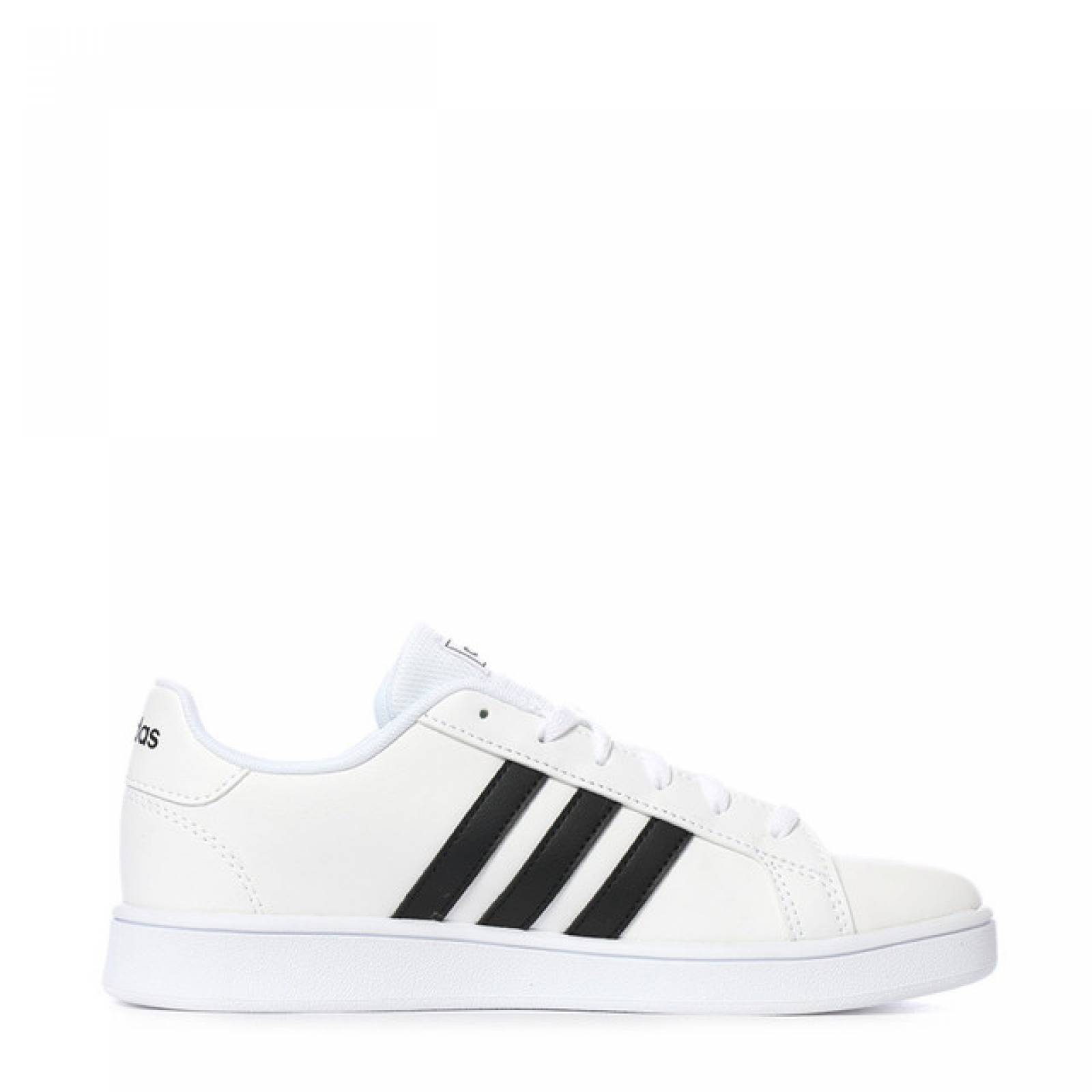 Tenis Casual Adidas Grand Court EF0103 Color Blanco Negro Original