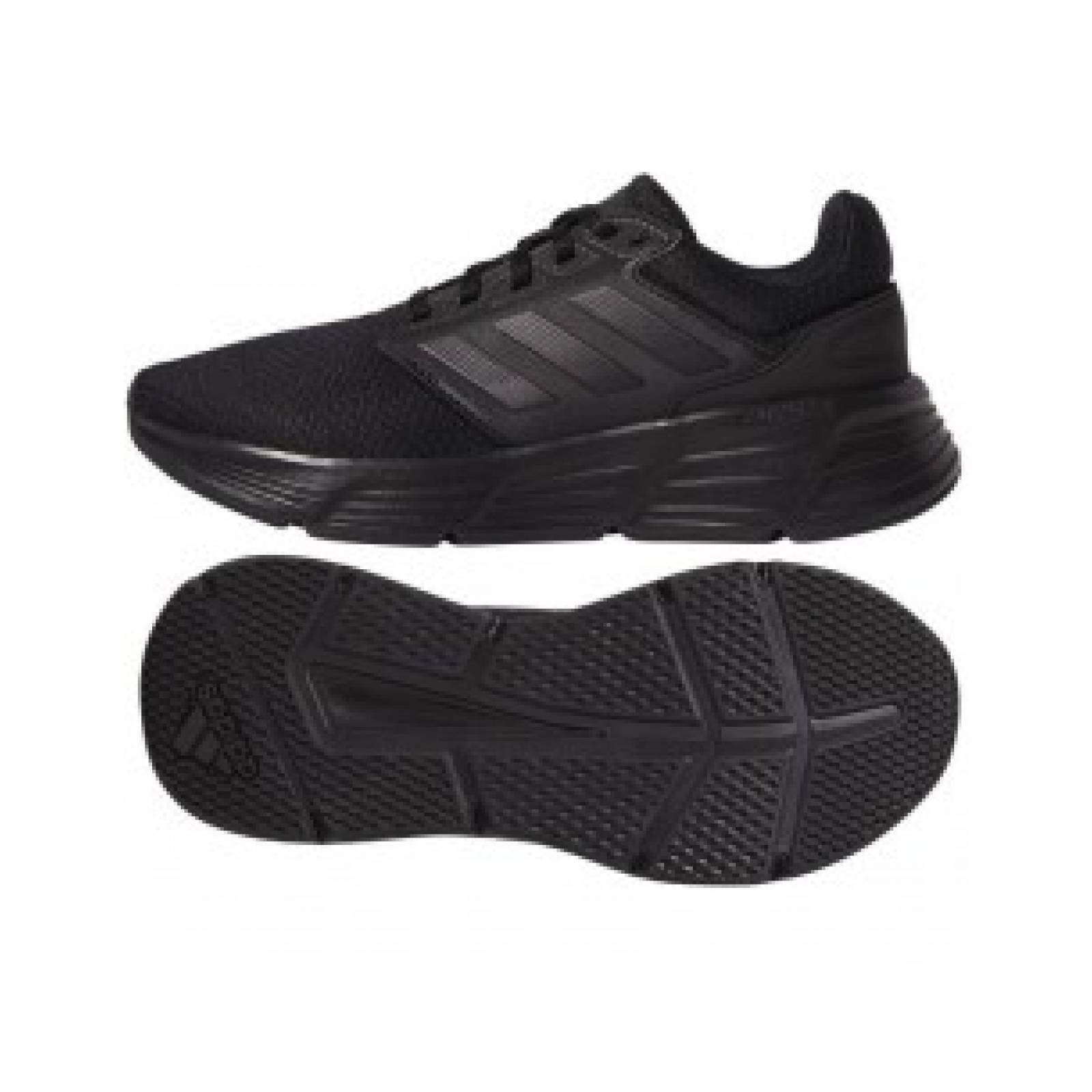 Tenis Deportivo Adidas Galaxy 6 GW4131 Color Negro Original!
