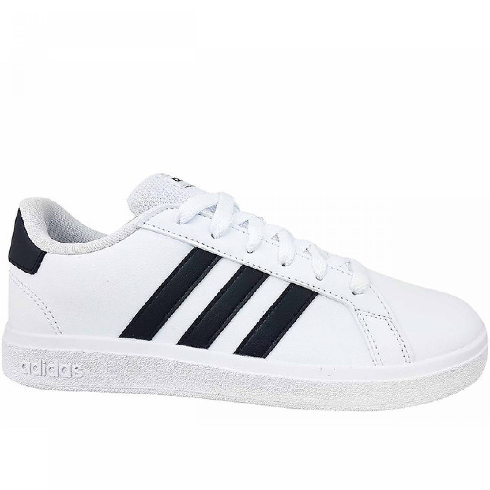 Tenis Casual Adidas Grand Court 2.0 K GW6511 Color Blanco Original!
