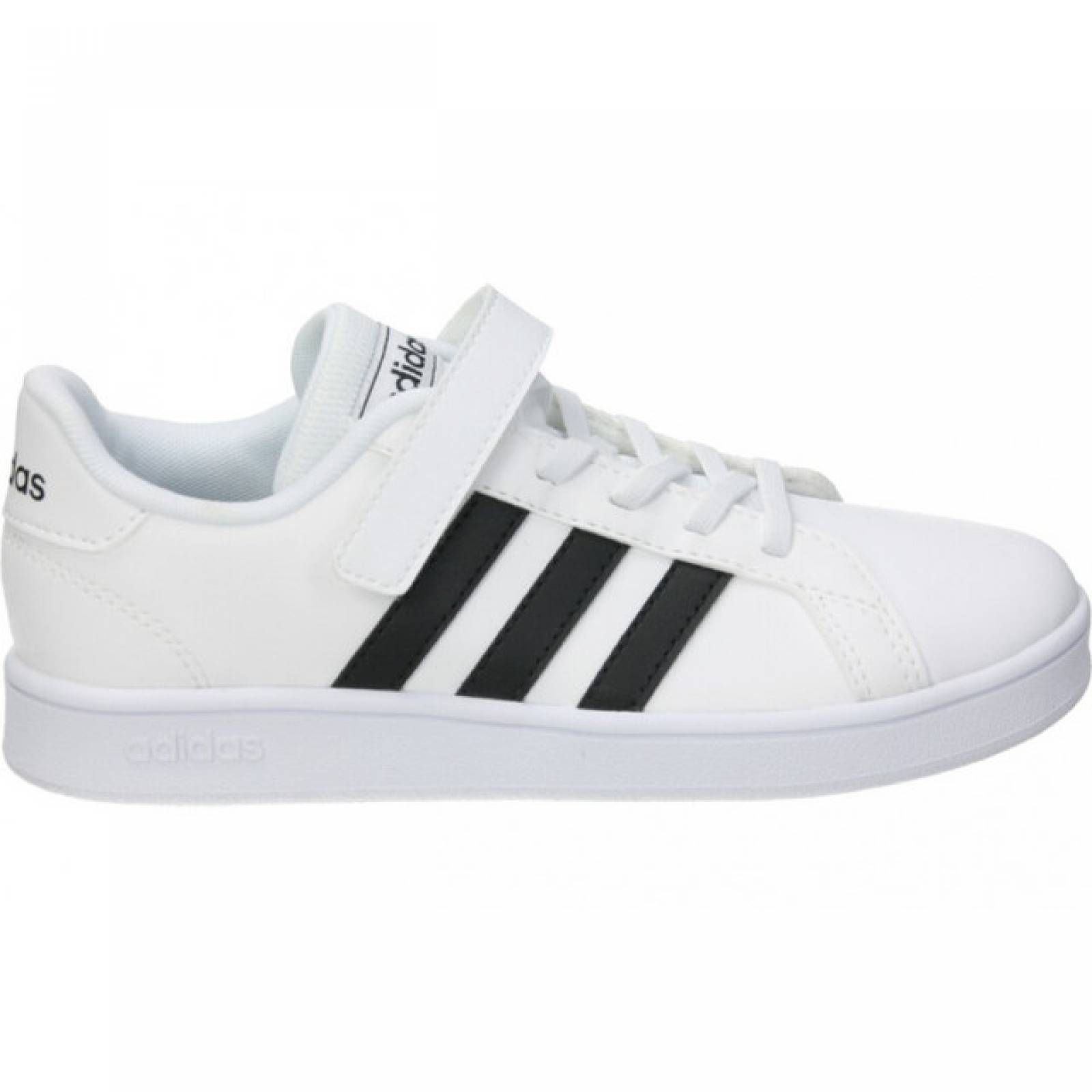 Tenis Para Niños Casual Adidas Grand Cour EF0109 Color Blanco Original!.