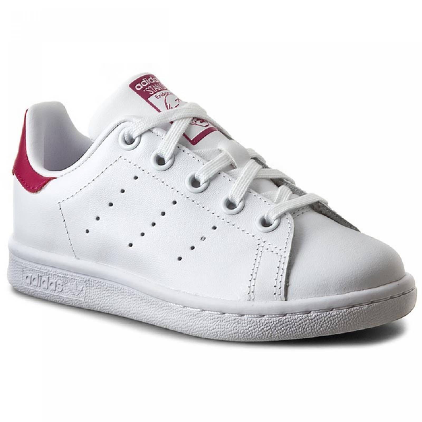 Tenis Para Ni os Casual Adidas Stan Smith BA8377 Color Blanco