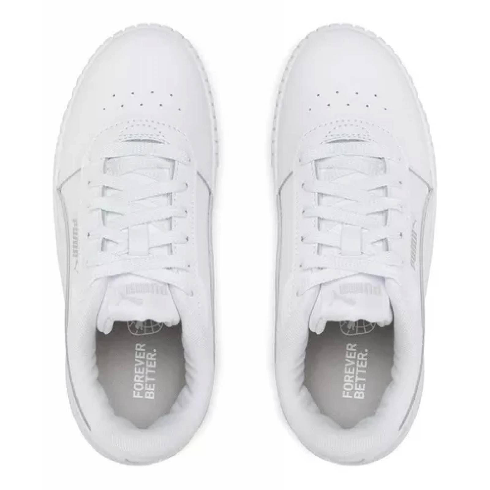 Tenis Casual Puma Carina 2.0 386185 02 Color Blanco Original!