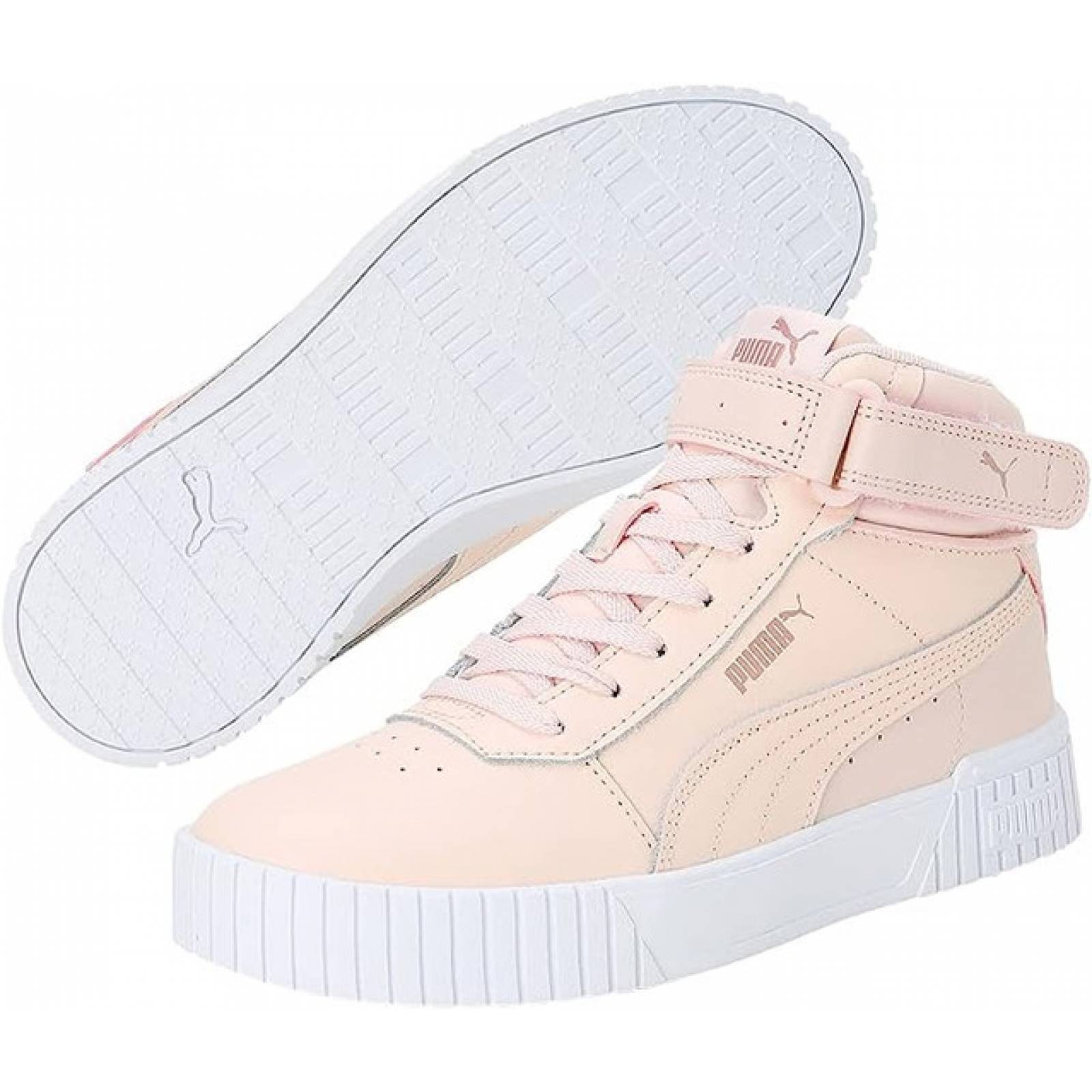 Tenis Casual Puma Carina 2.0 Mid 385851 03 Color Rosa Original!