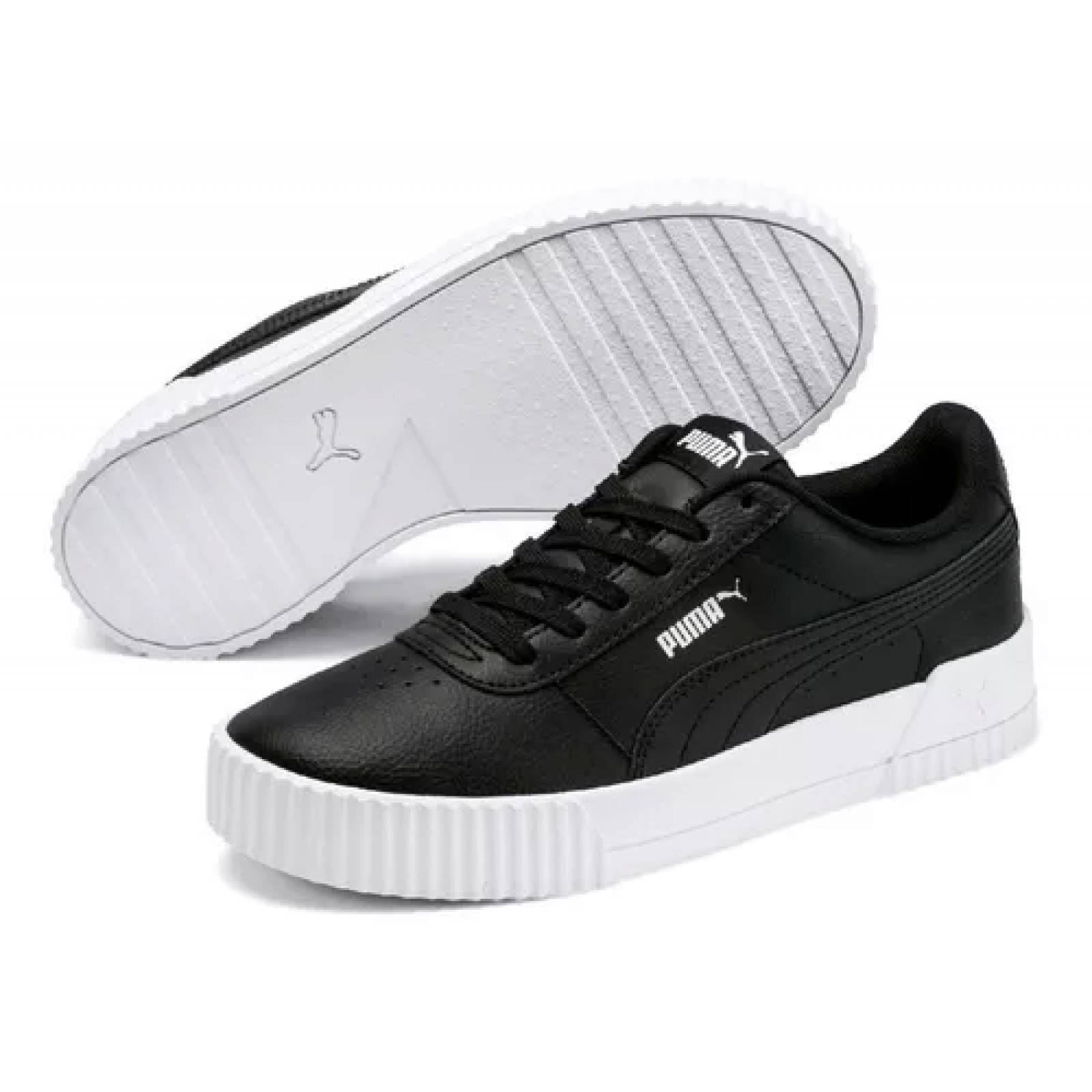 Tenis Puma Casual Carina L 370325 01 Color Negro Original!