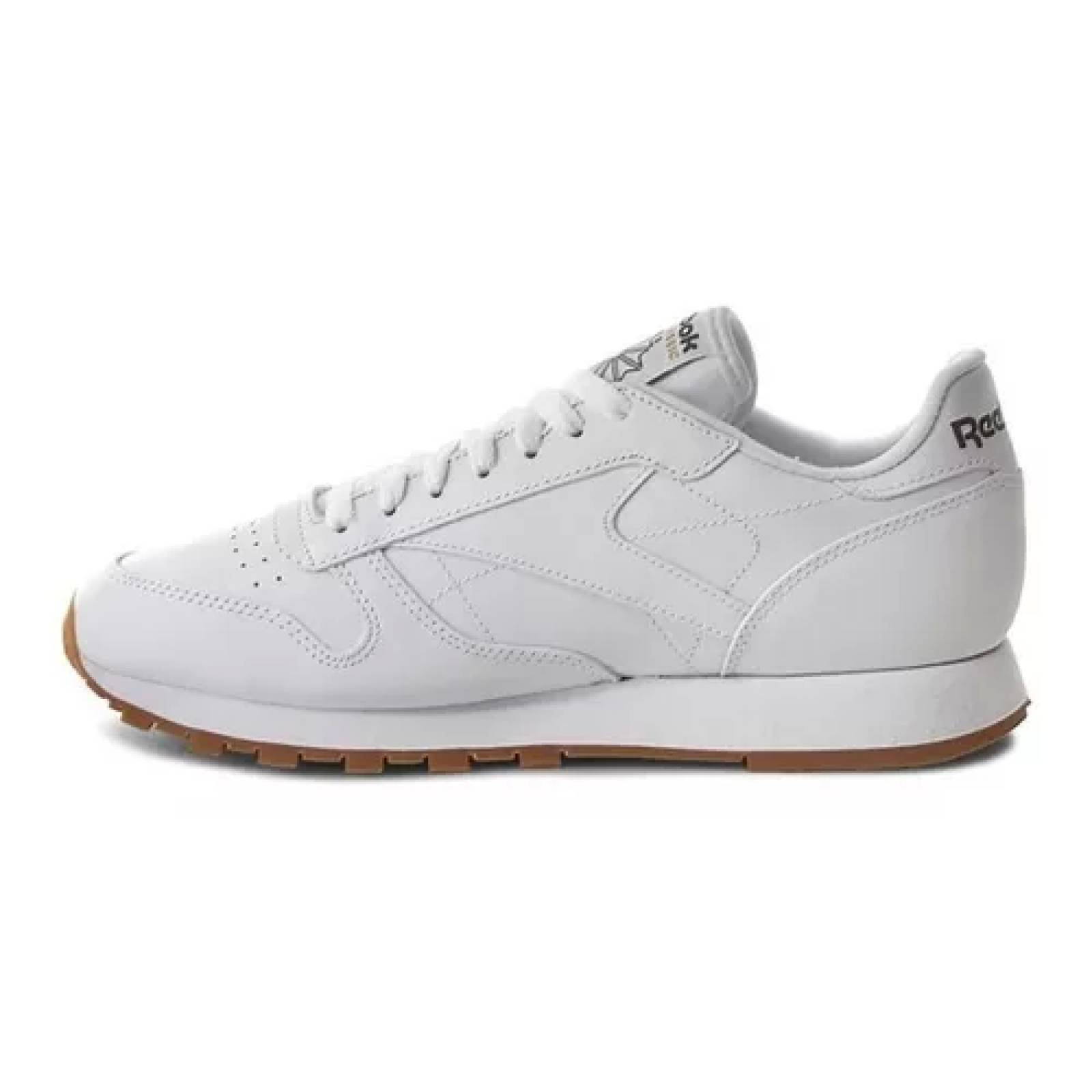 Tenis Casual reebok Classic Leather 49799 Color Blanco Original!