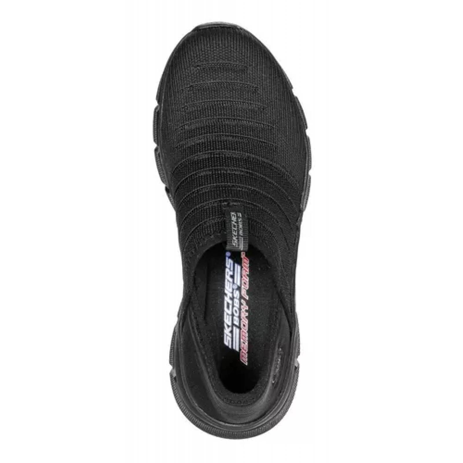 Tenis Deportivo Skechers Bobs Flex Groove 117106/BBK Color Negro Original!