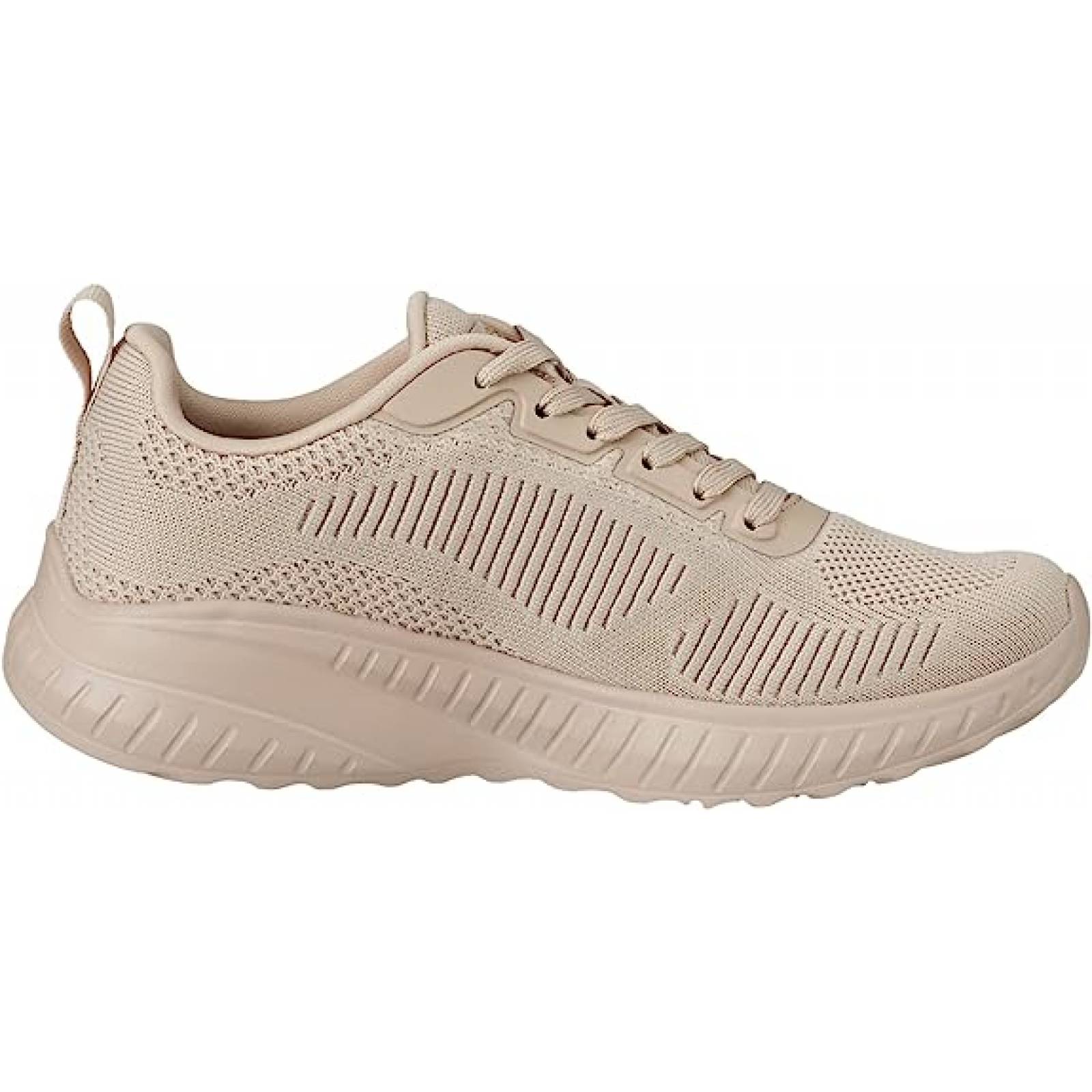 Tenis Deportivo Skechers Bobs Squad Chaos 117209/NUDE Nude Original!