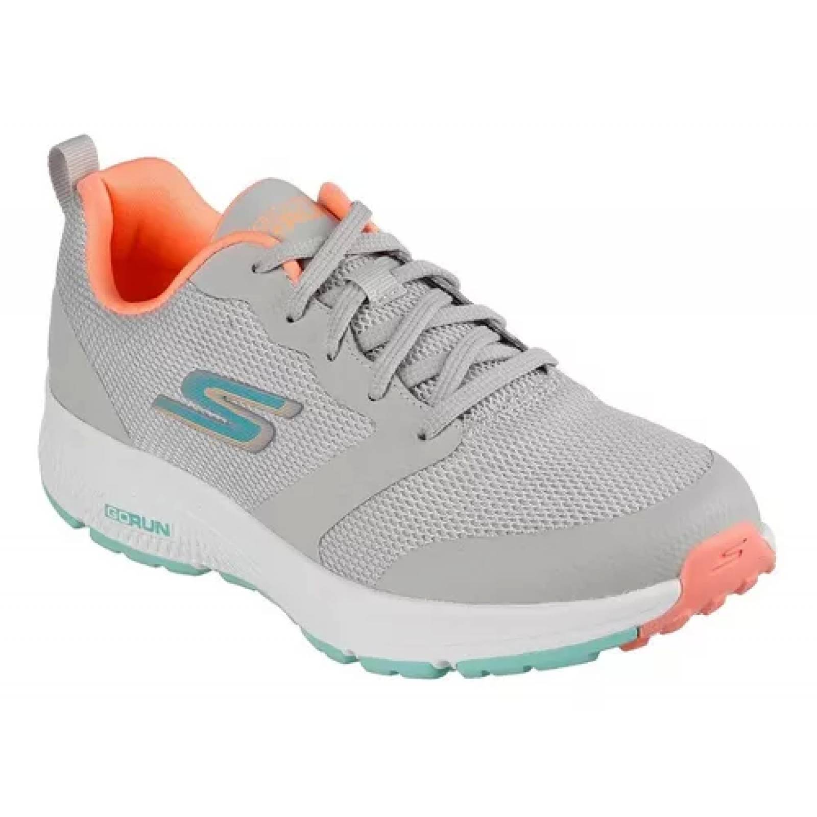 Tenis Deportivo Skechers Go Run Consistent 128076X/GML Gris Original!