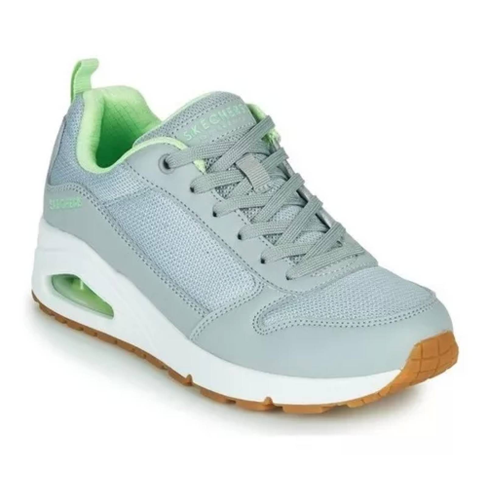 Tenis Deportivo Skechers Inside Matters 155005/GRY Gris original!