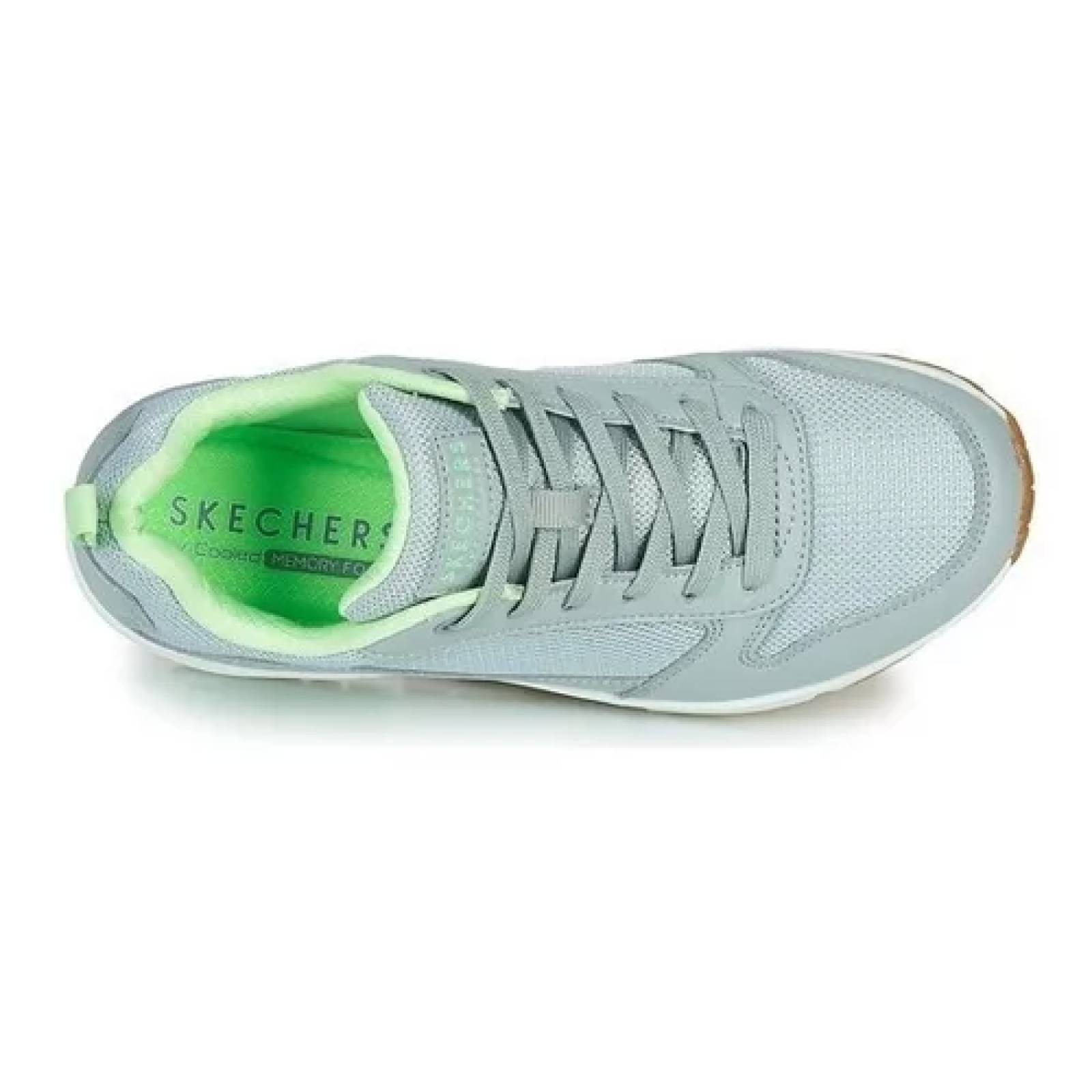 Tenis Deportivo Skechers Inside Matters 155005/GRY Gris original!