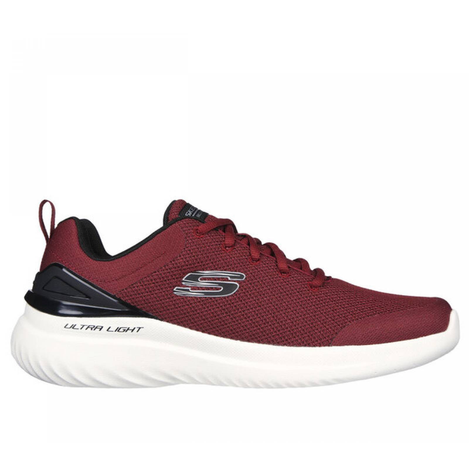 Tenis Deportivo Skechers Bounder 2.0 Nasher 232670/BUBK Guinda Original!