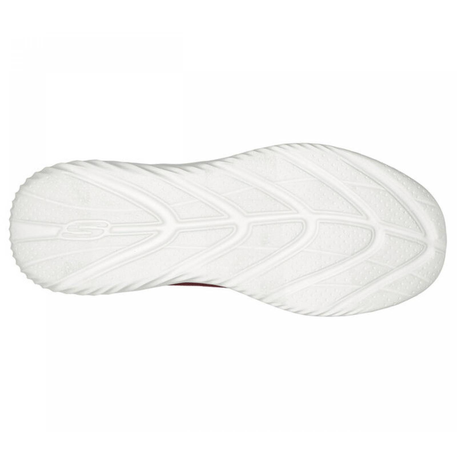 Tenis Deportivo Skechers Bounder 2.0 Nasher 232670/BUBK Guinda Original!