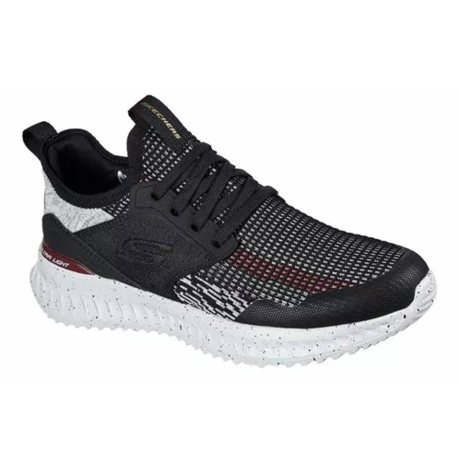Tenis Deportivo Skechers Matera 2.0 Celdra 232155/BKW Negro Original!
