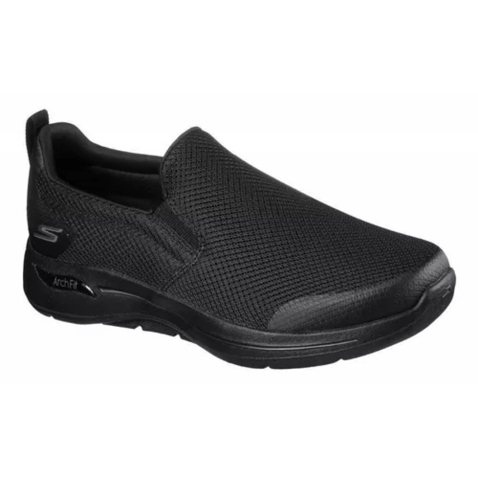 Tenis Deportivo Skechers Go Walk Arch 216121/BBK Negro Original!