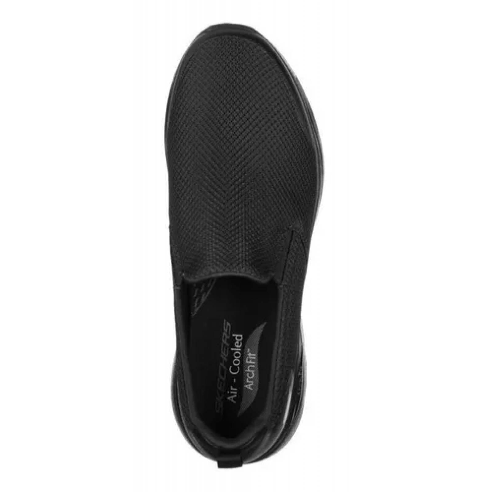 Tenis Deportivo Skechers Go Walk Arch 216121/BBK Negro Original!