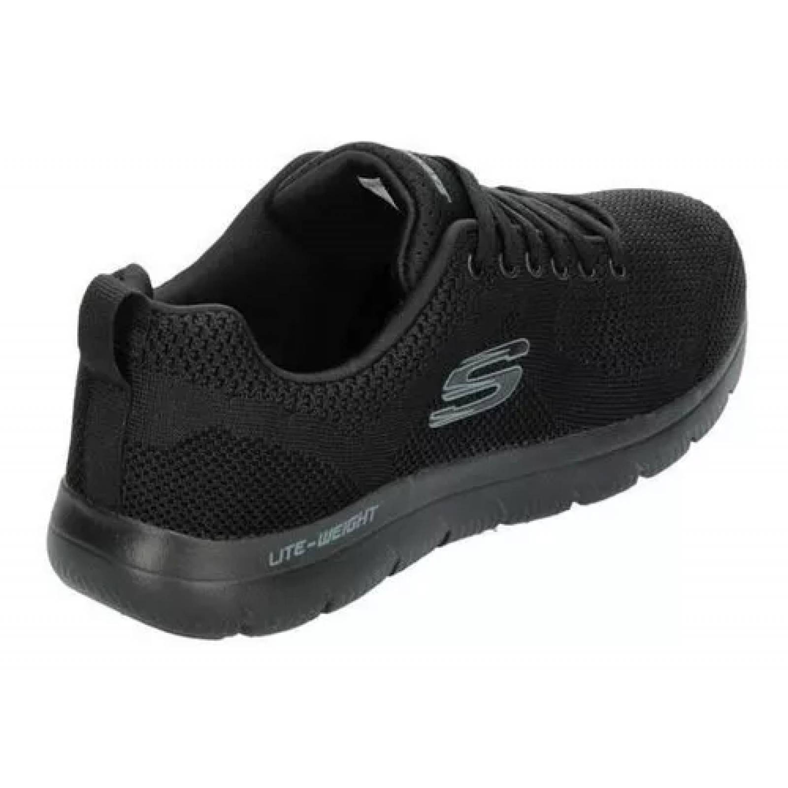 Tenis Deportivo Skechers Summits Brisbane 232057/BBK Negro Original!