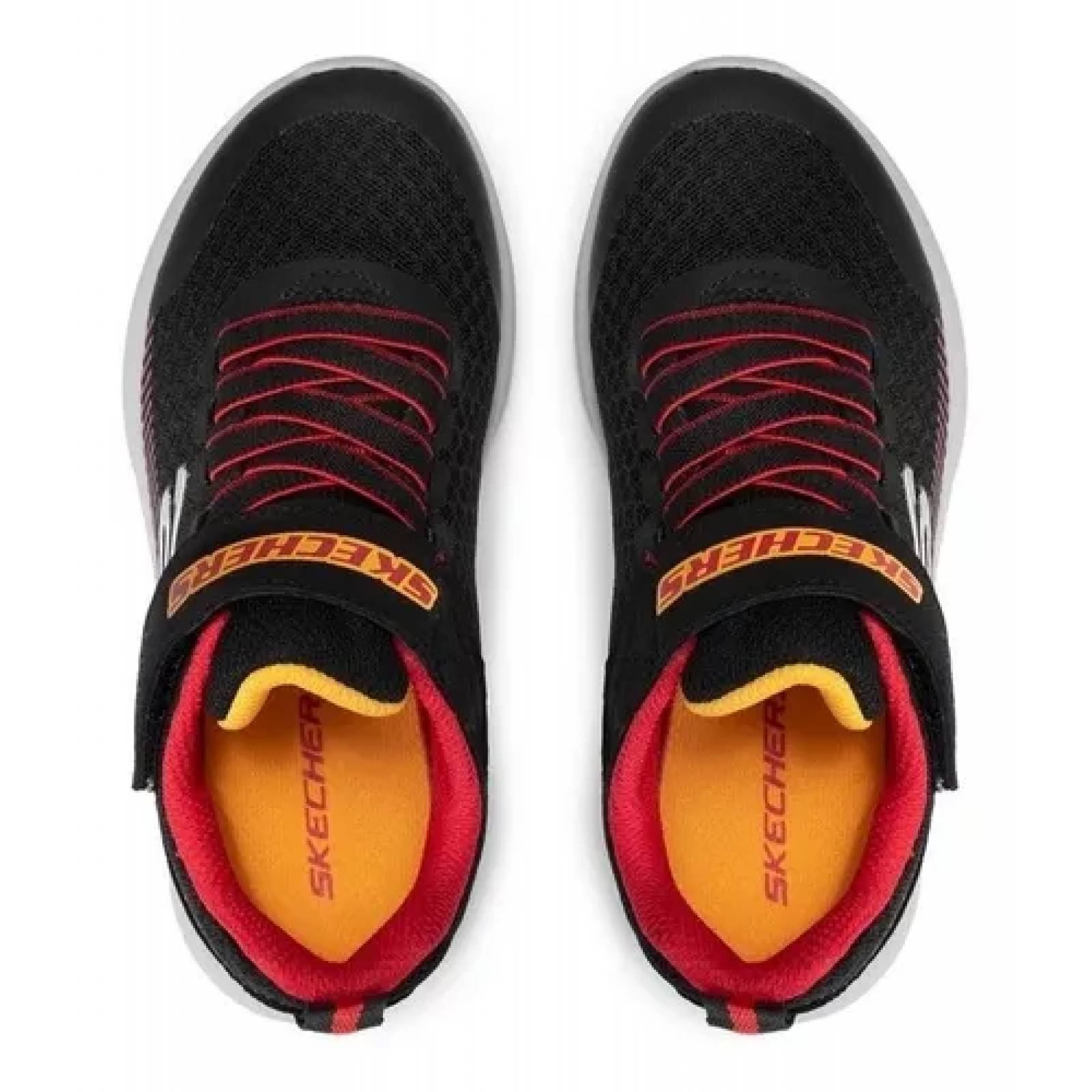 Tenis Skechers Groza 97535/BKRD Negro Original!