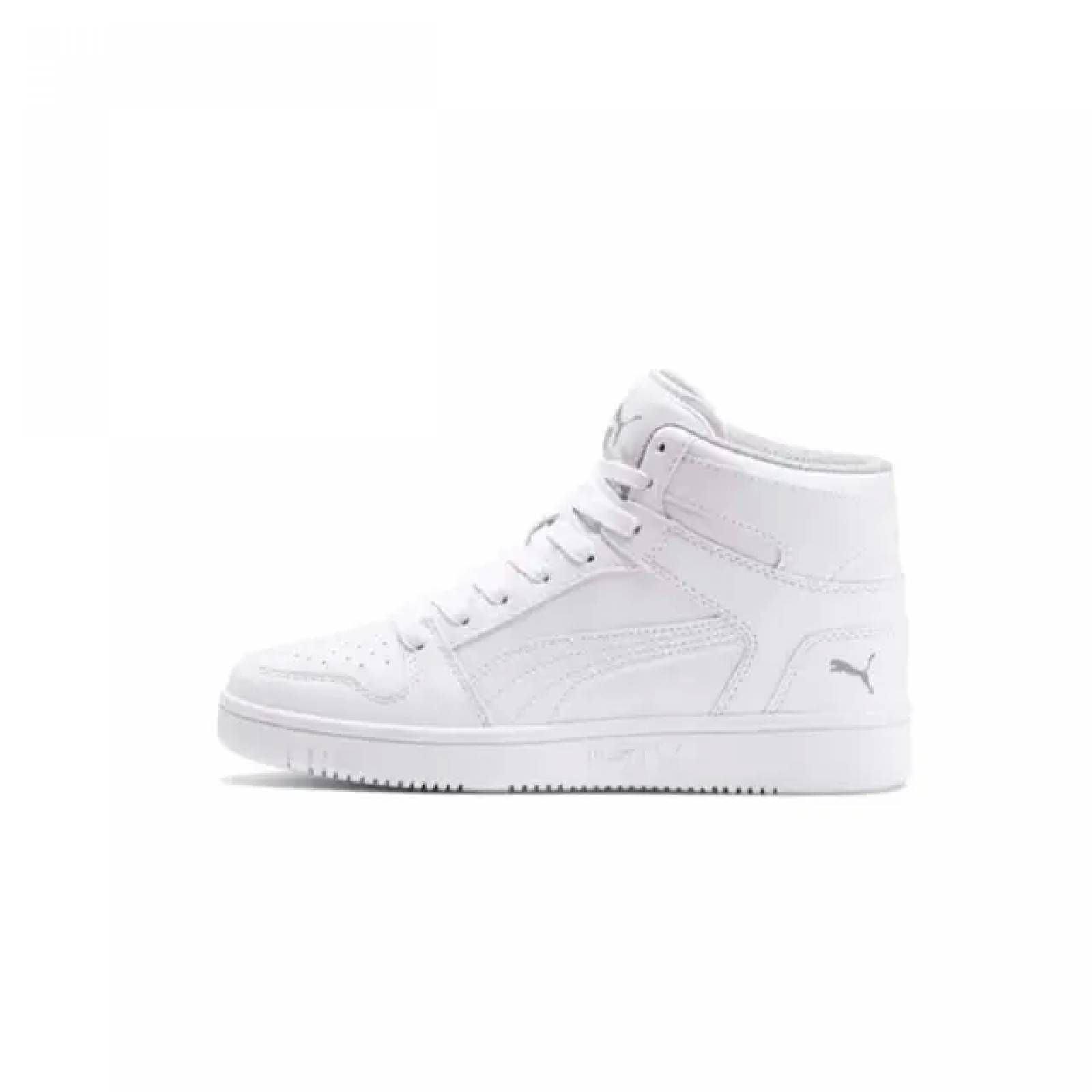 Tenis Casual Puma Rebound Layup 370486 02 Color Blanco Original!