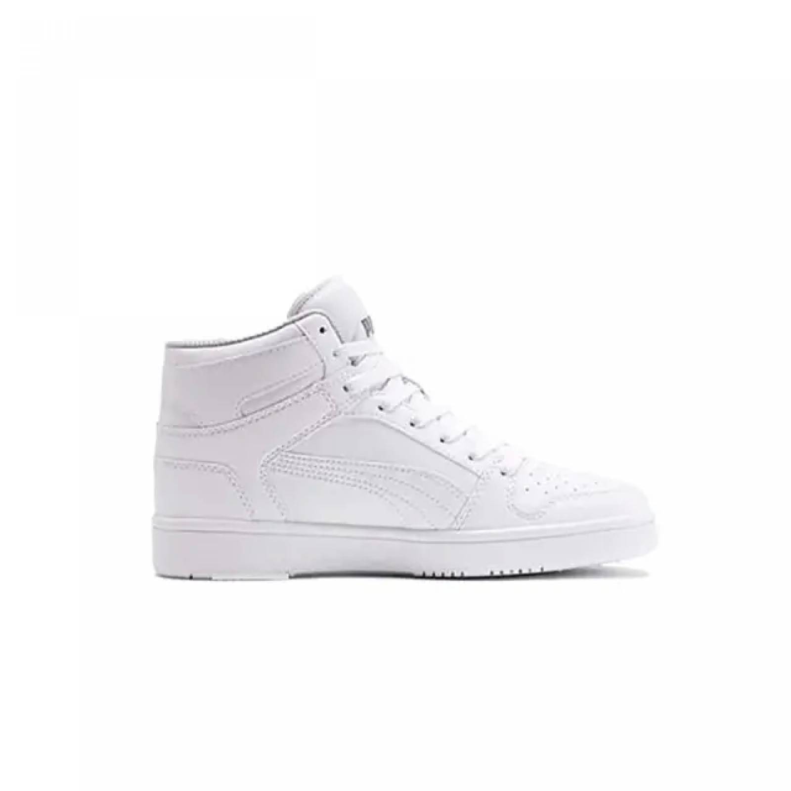 Tenis Casual Puma Rebound Layup 370486 02 Color Blanco Original!